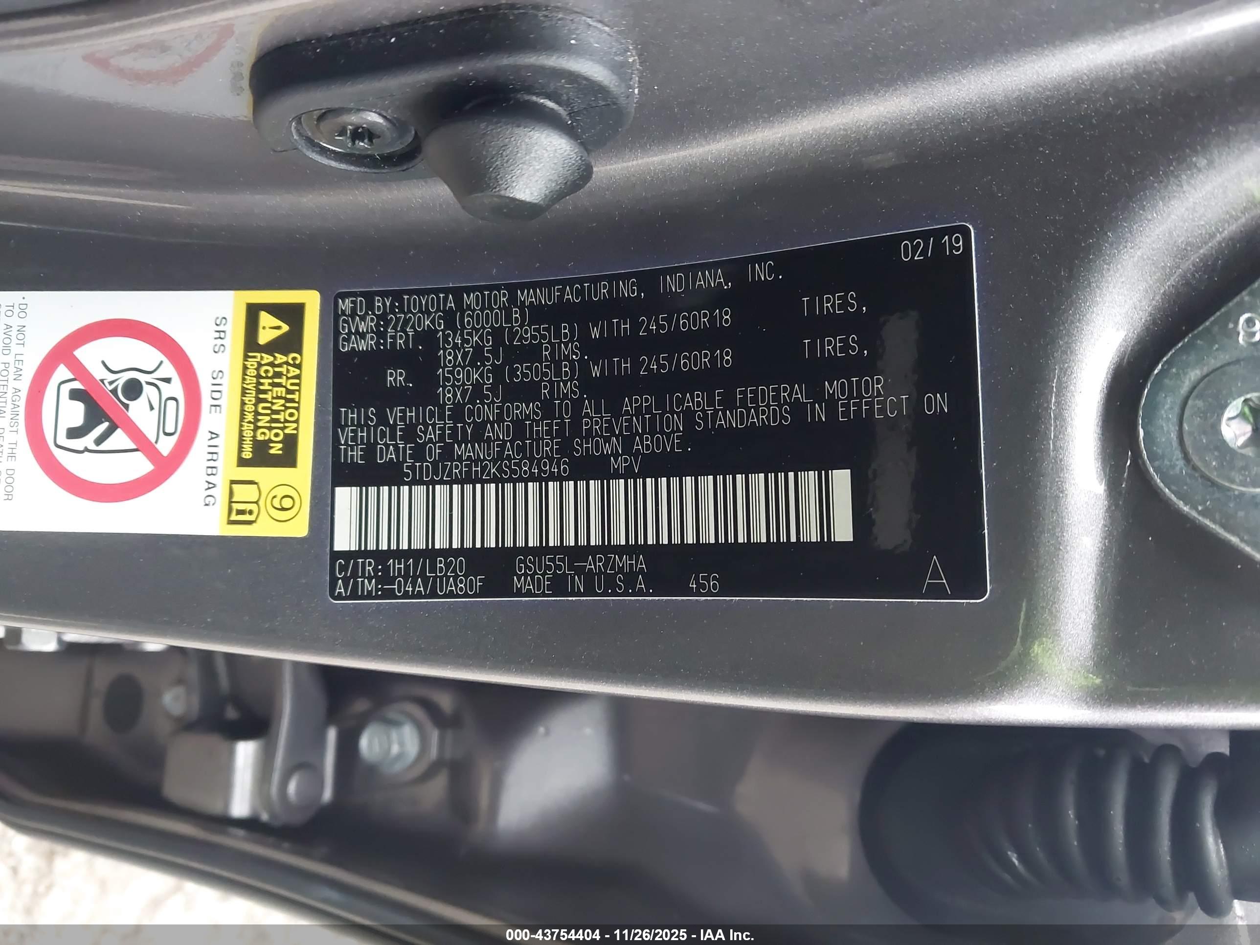 TOYOTA HIGHLANDER image 9