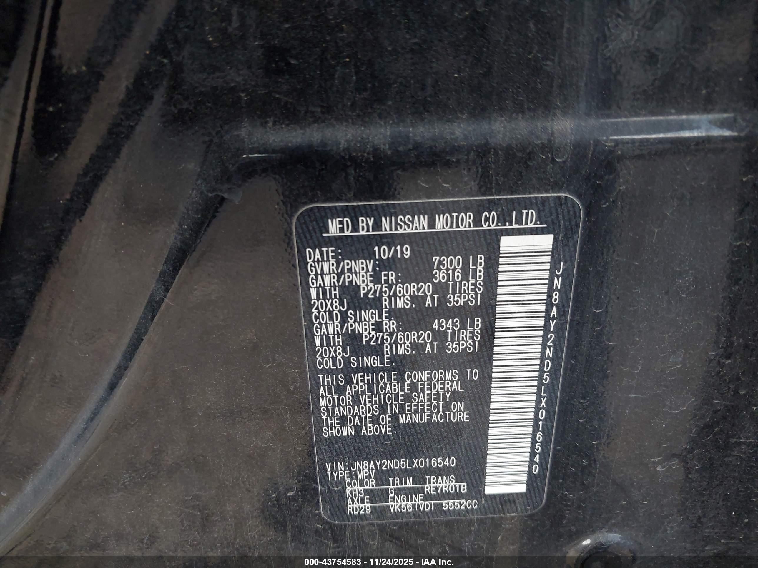 NISSAN ARMADA image 9