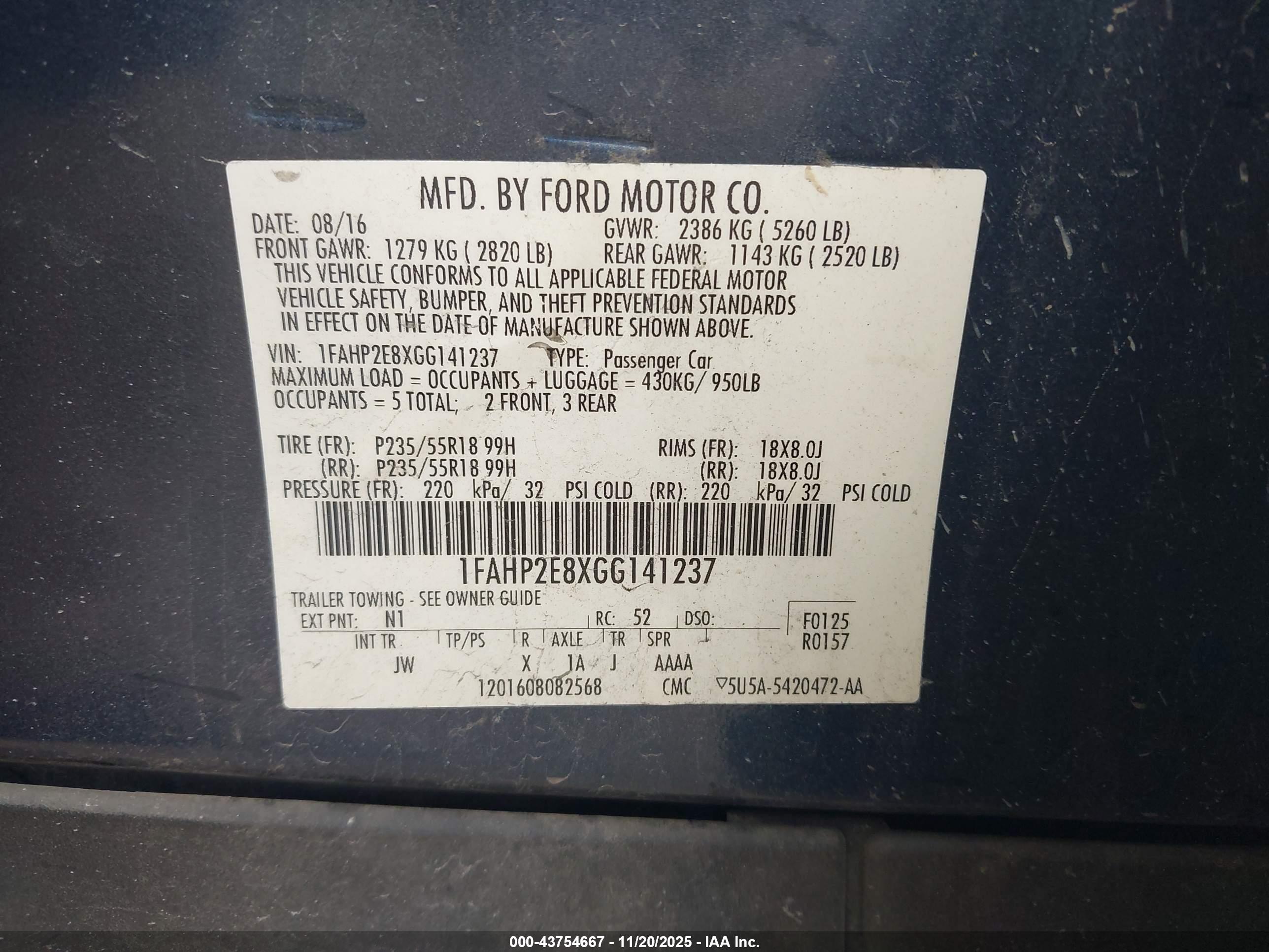 FORD TAURUS image 9
