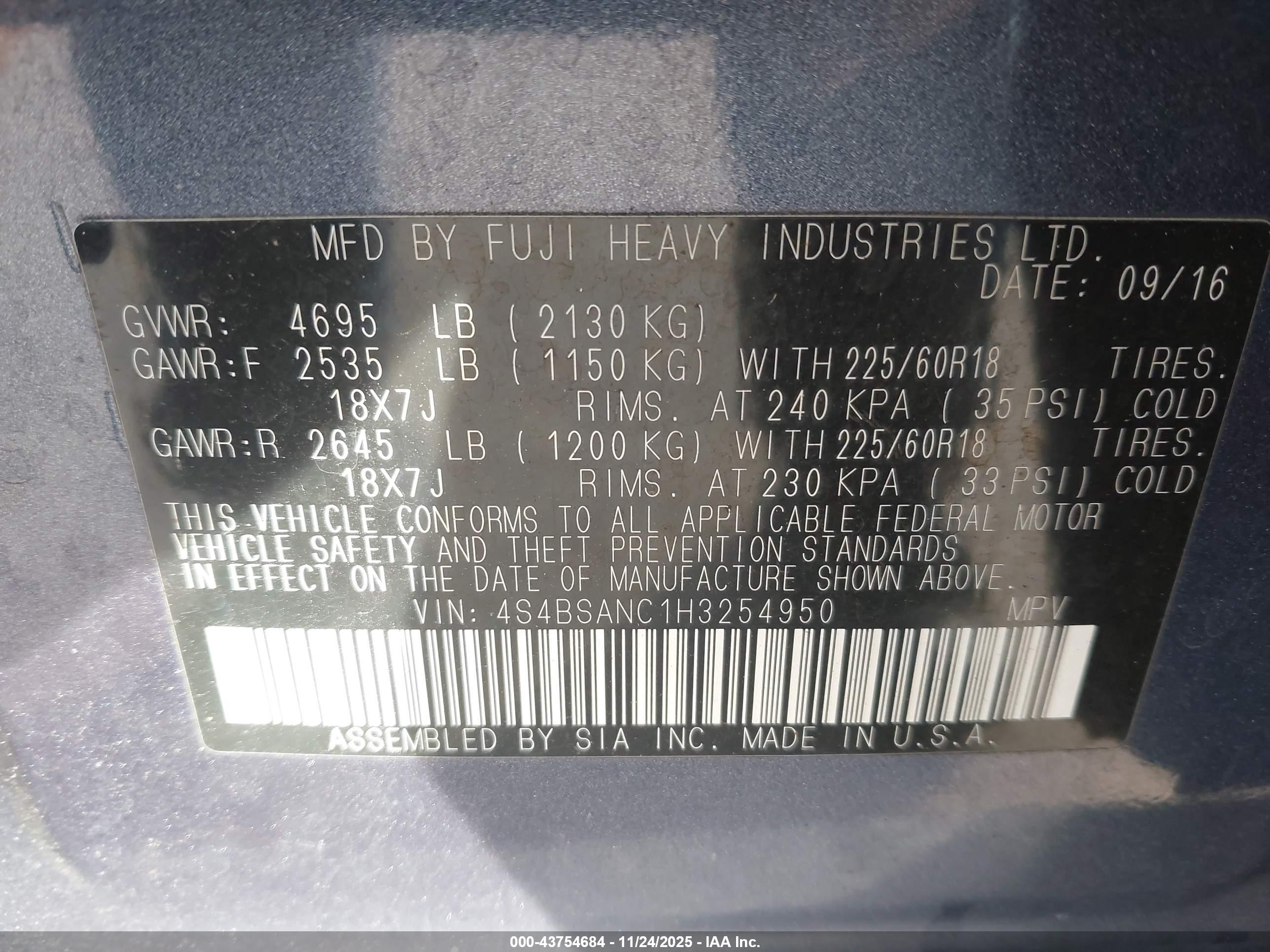 SUBARU OUTBACK image 9