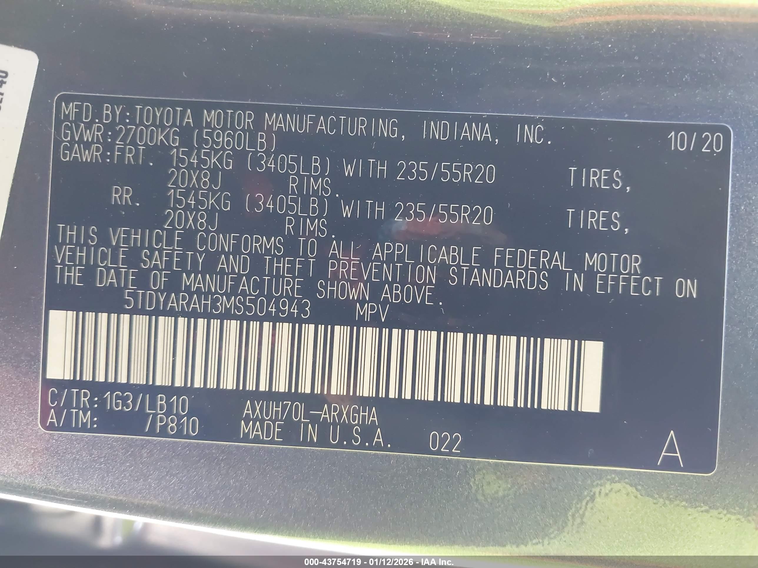 TOYOTA HIGHLANDER image 9