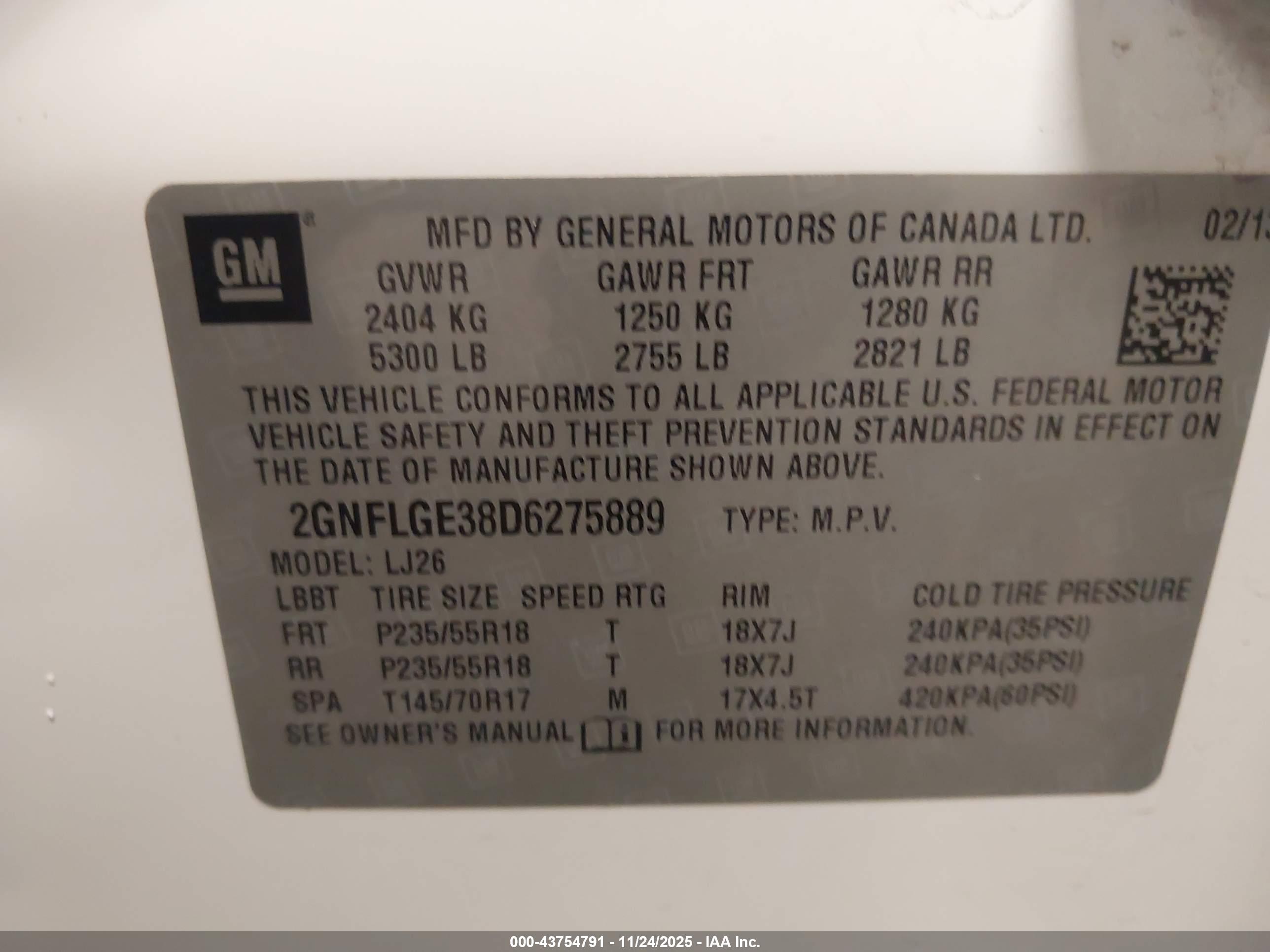 CHEVROLET EQUINOX image 9