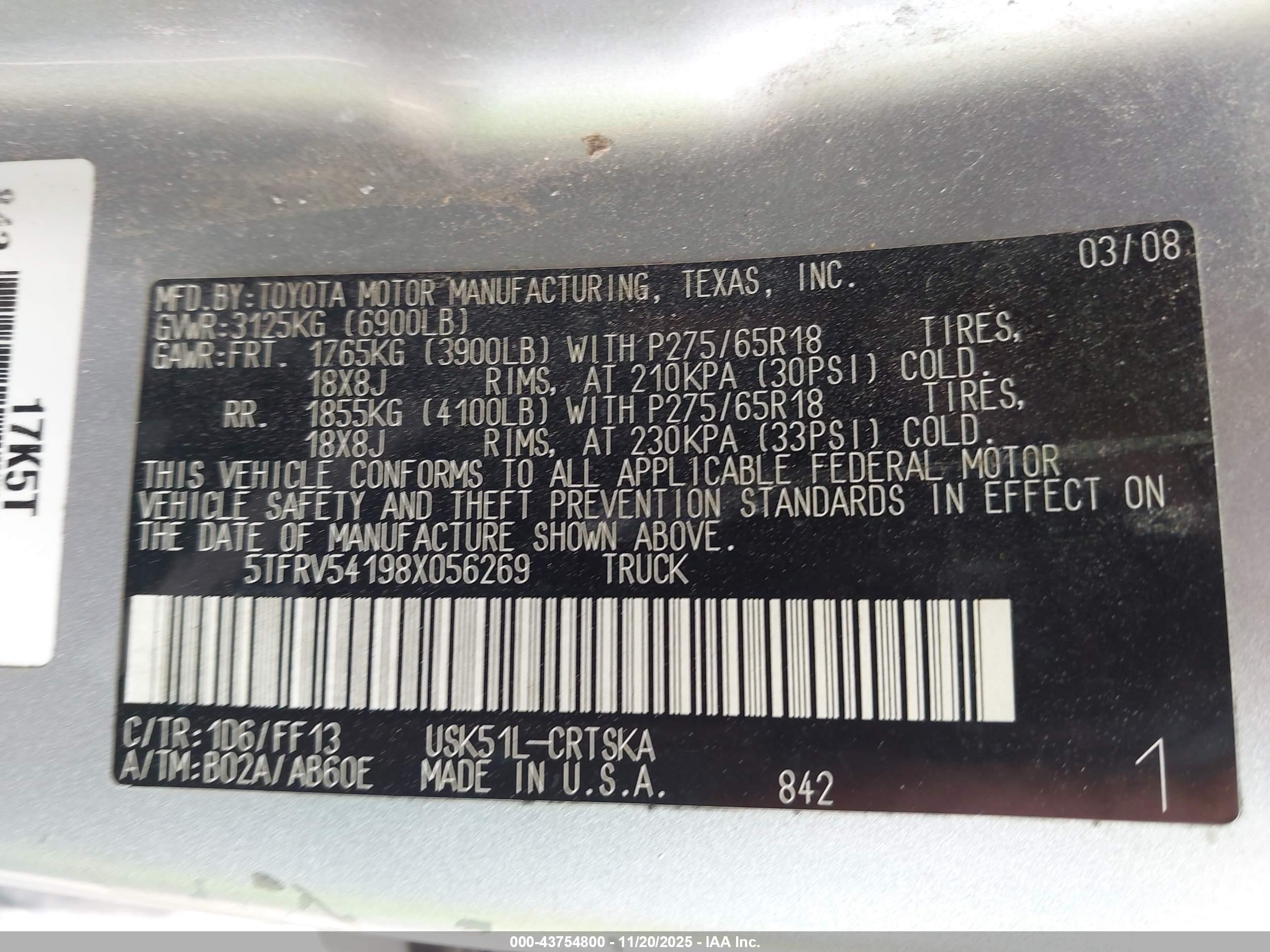TOYOTA TUNDRA image 9