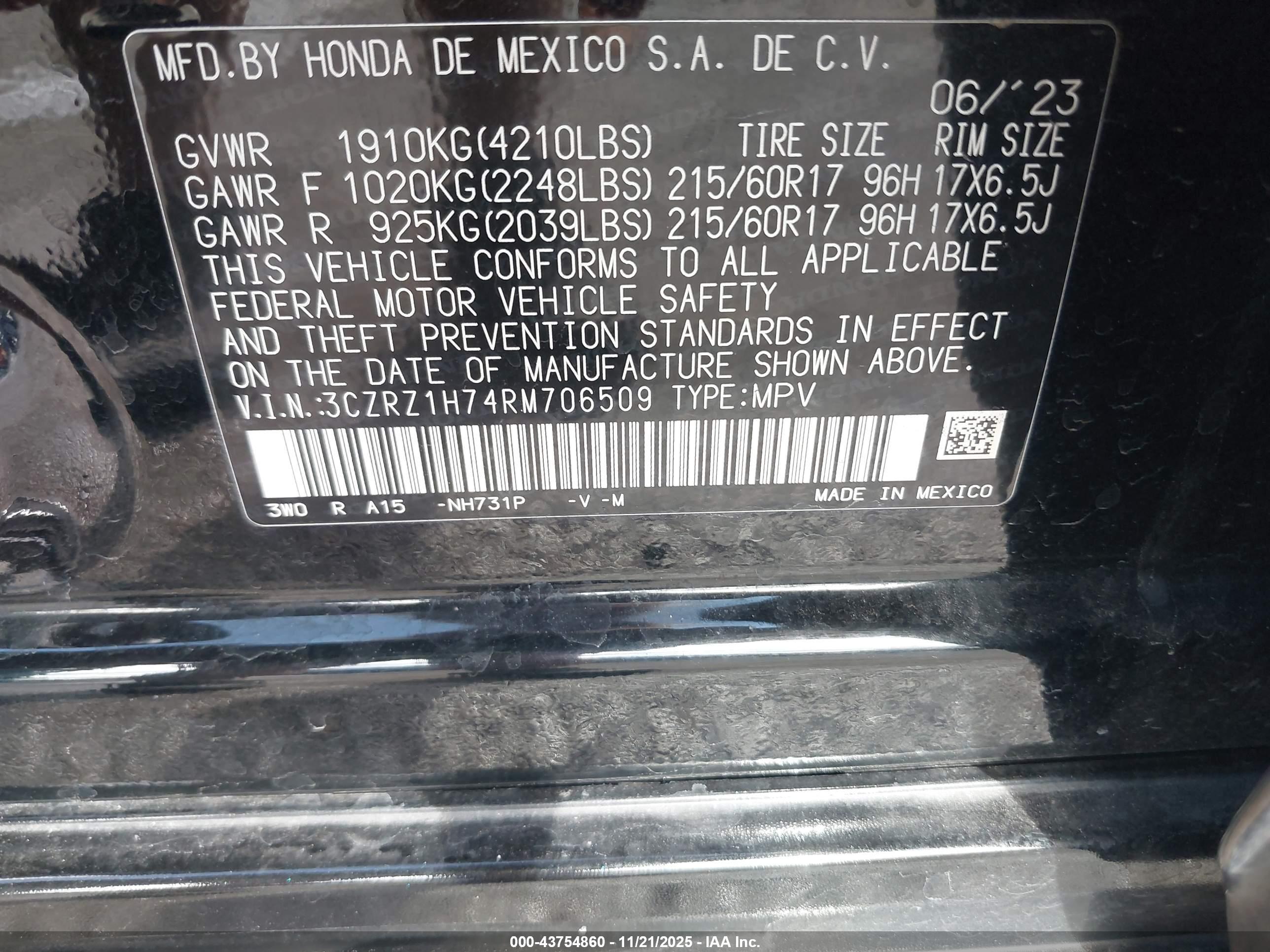HONDA HR-V image 9