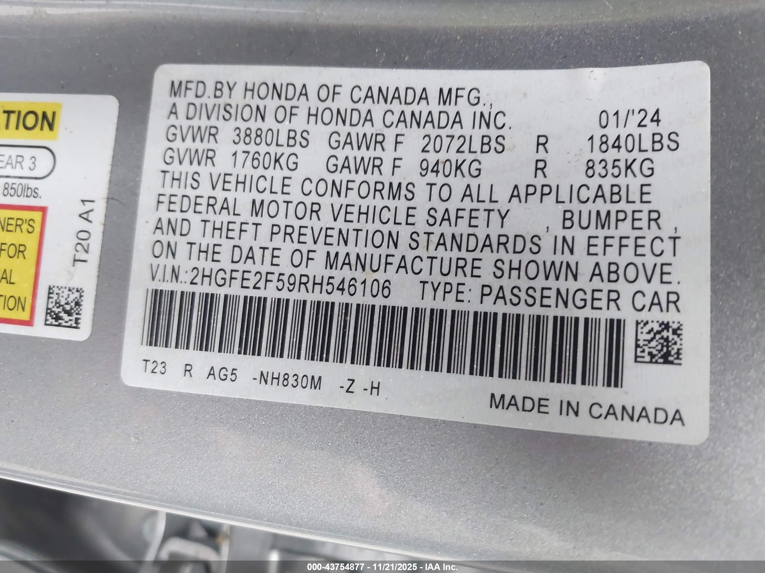 HONDA CIVIC image 9