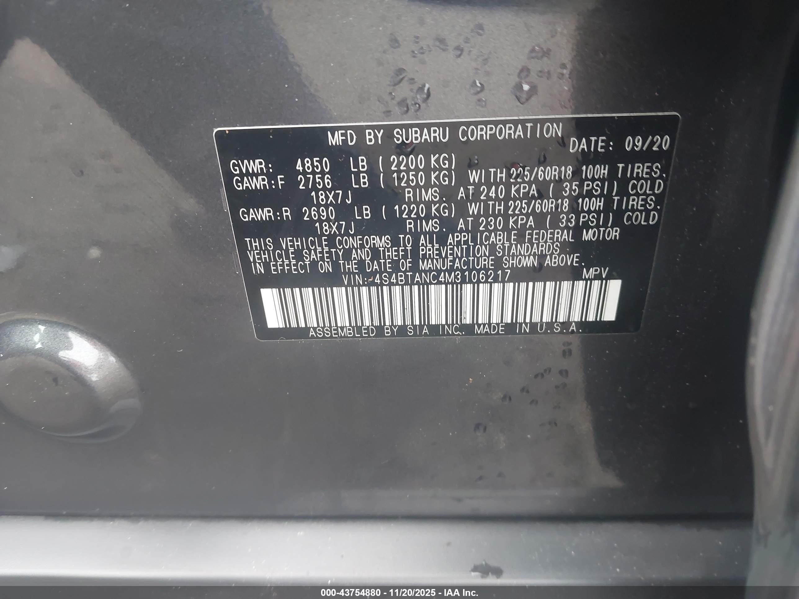 SUBARU OUTBACK image 9