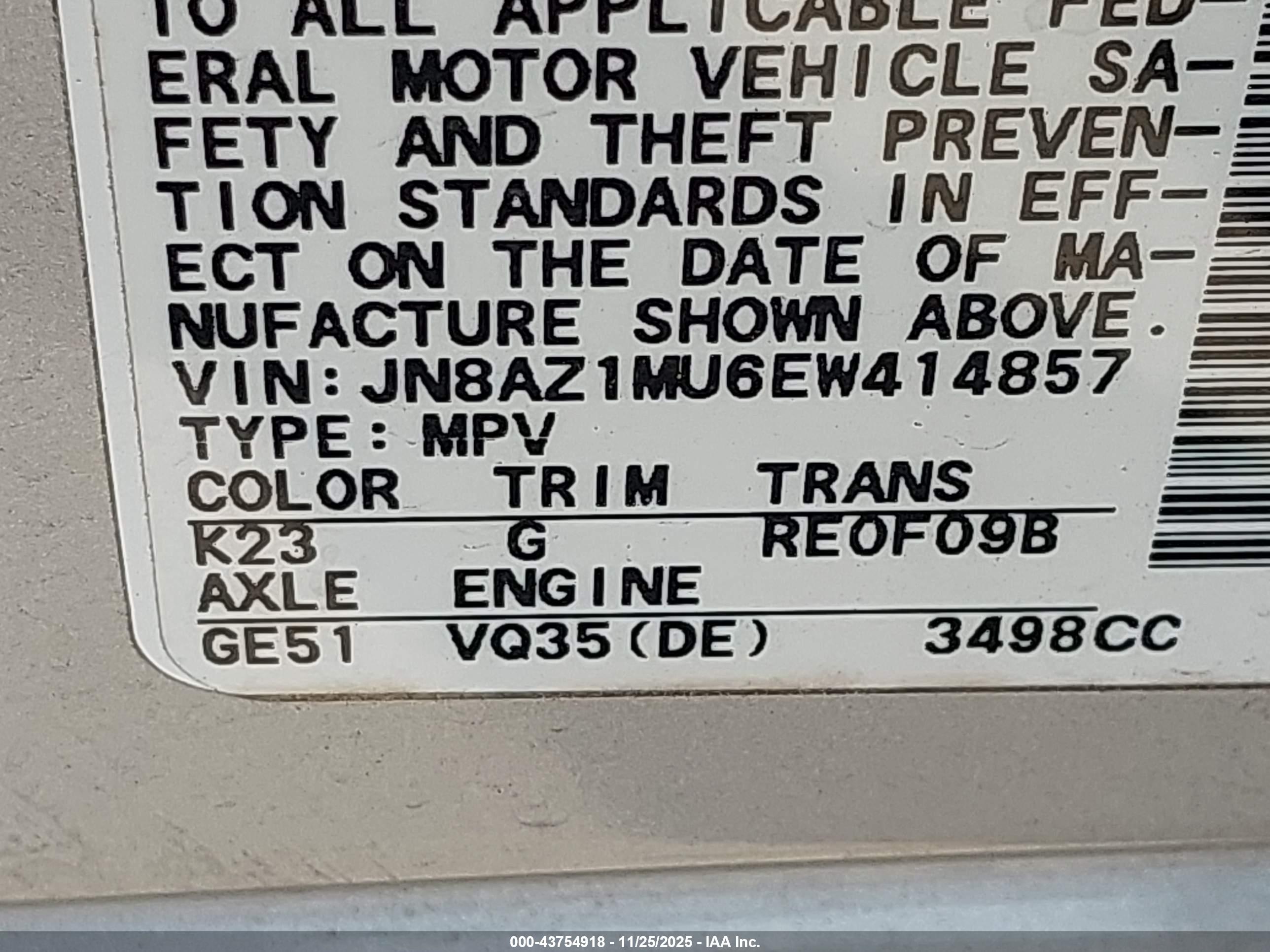 NISSAN MURANO image 9