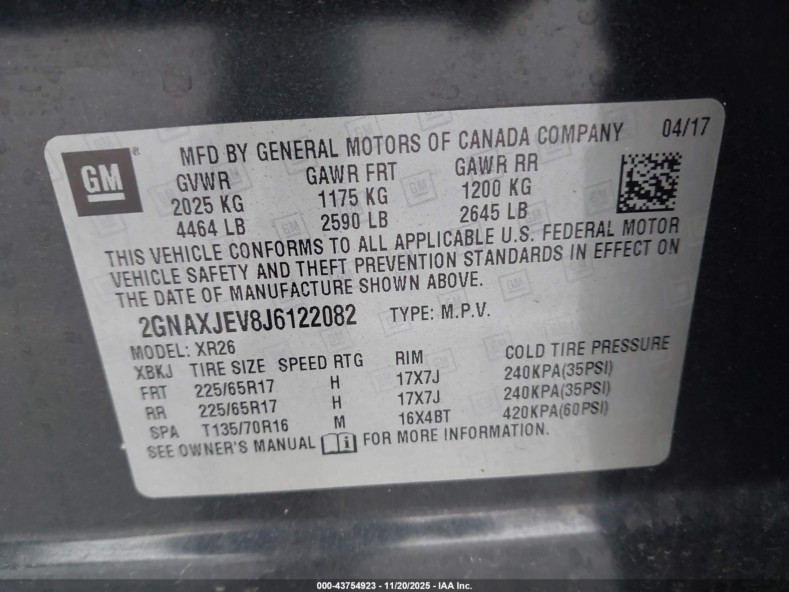CHEVROLET EQUINOX image 9
