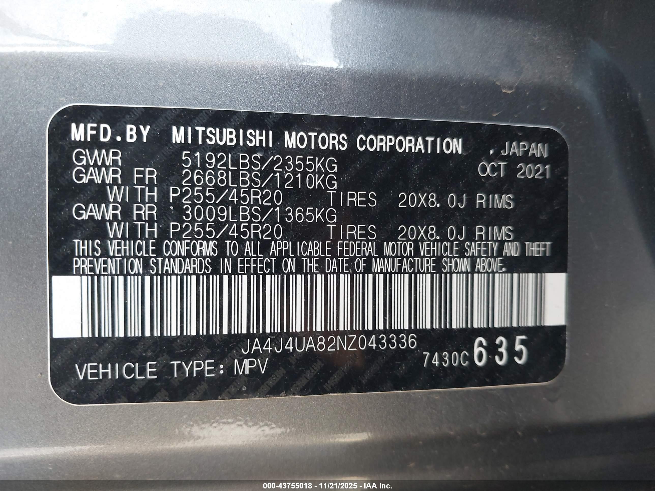 MITSUBISHI OUTLANDER image 9