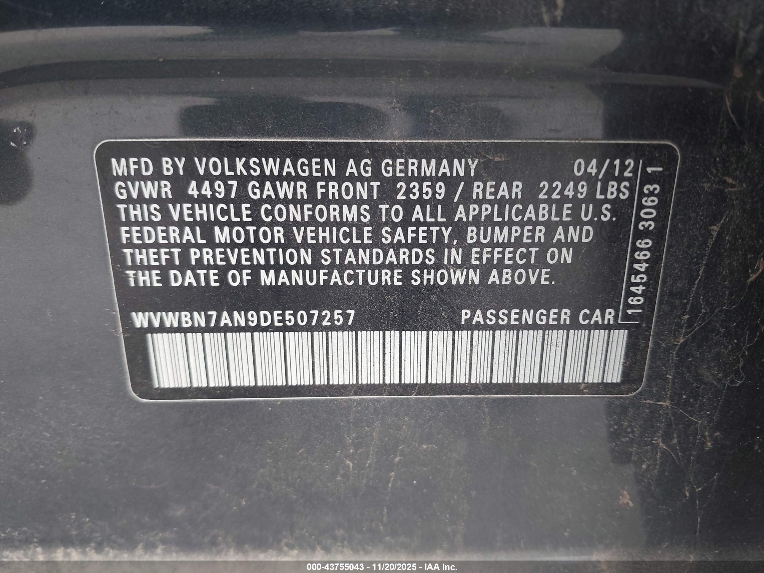 VOLKSWAGEN CC image 9