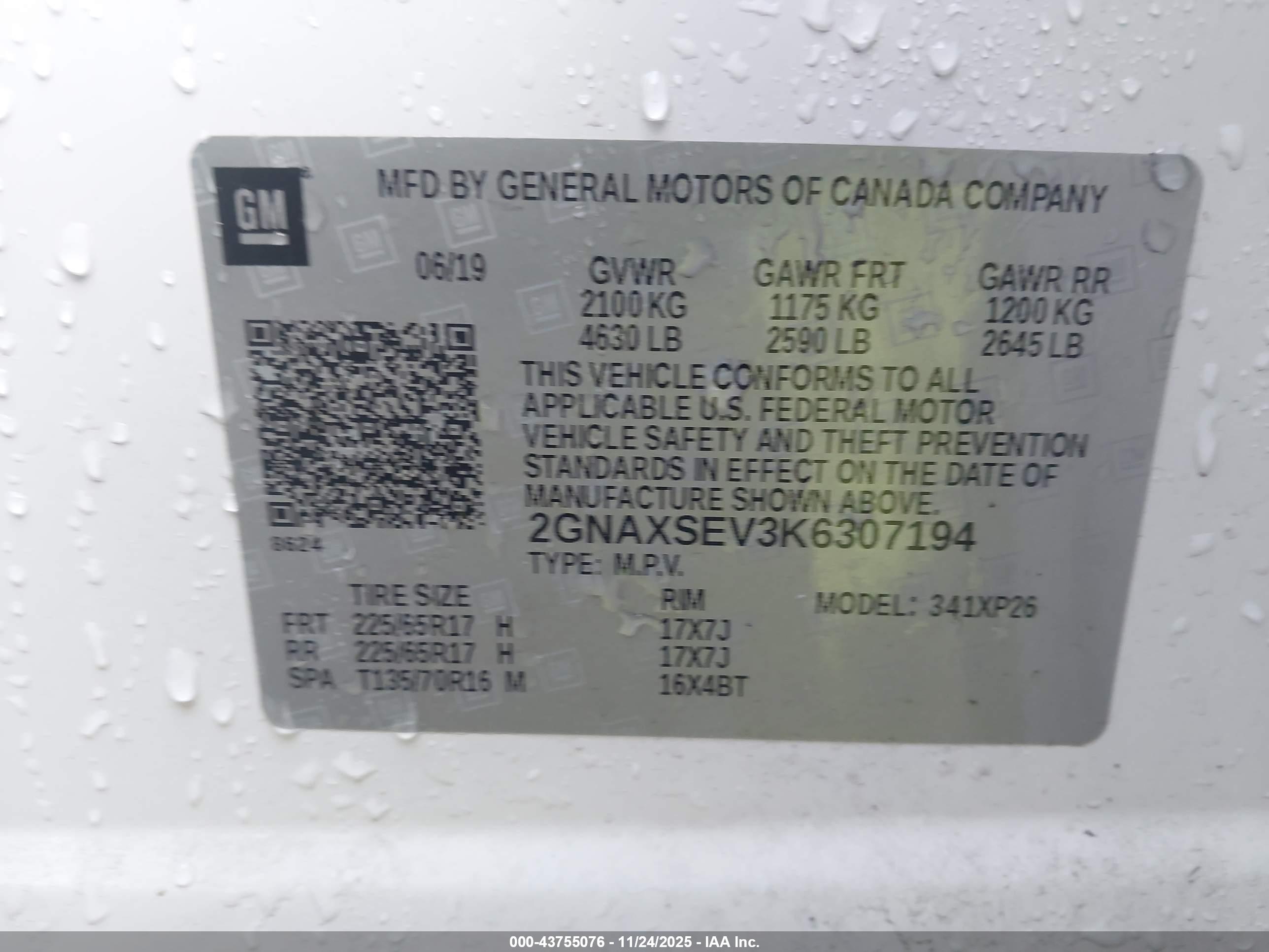 CHEVROLET EQUINOX image 9