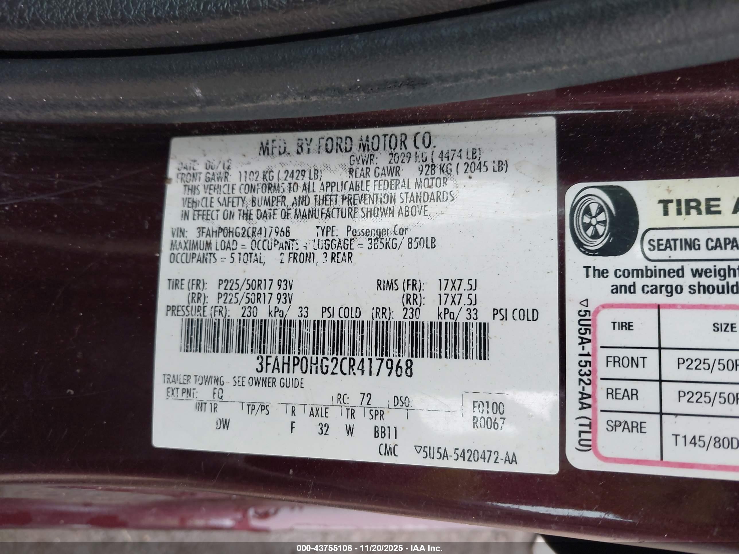 FORD FUSION image 9