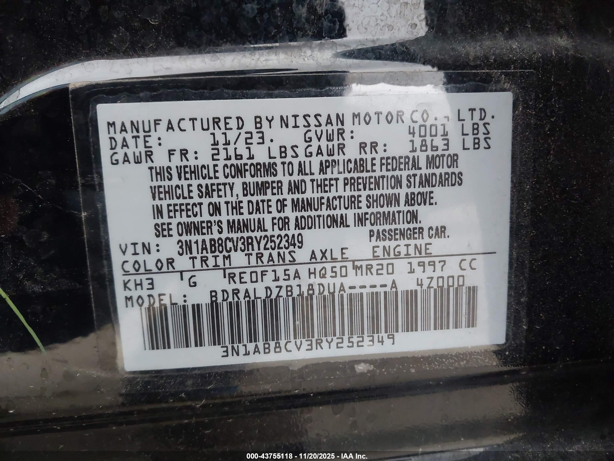 NISSAN SENTRA image 9