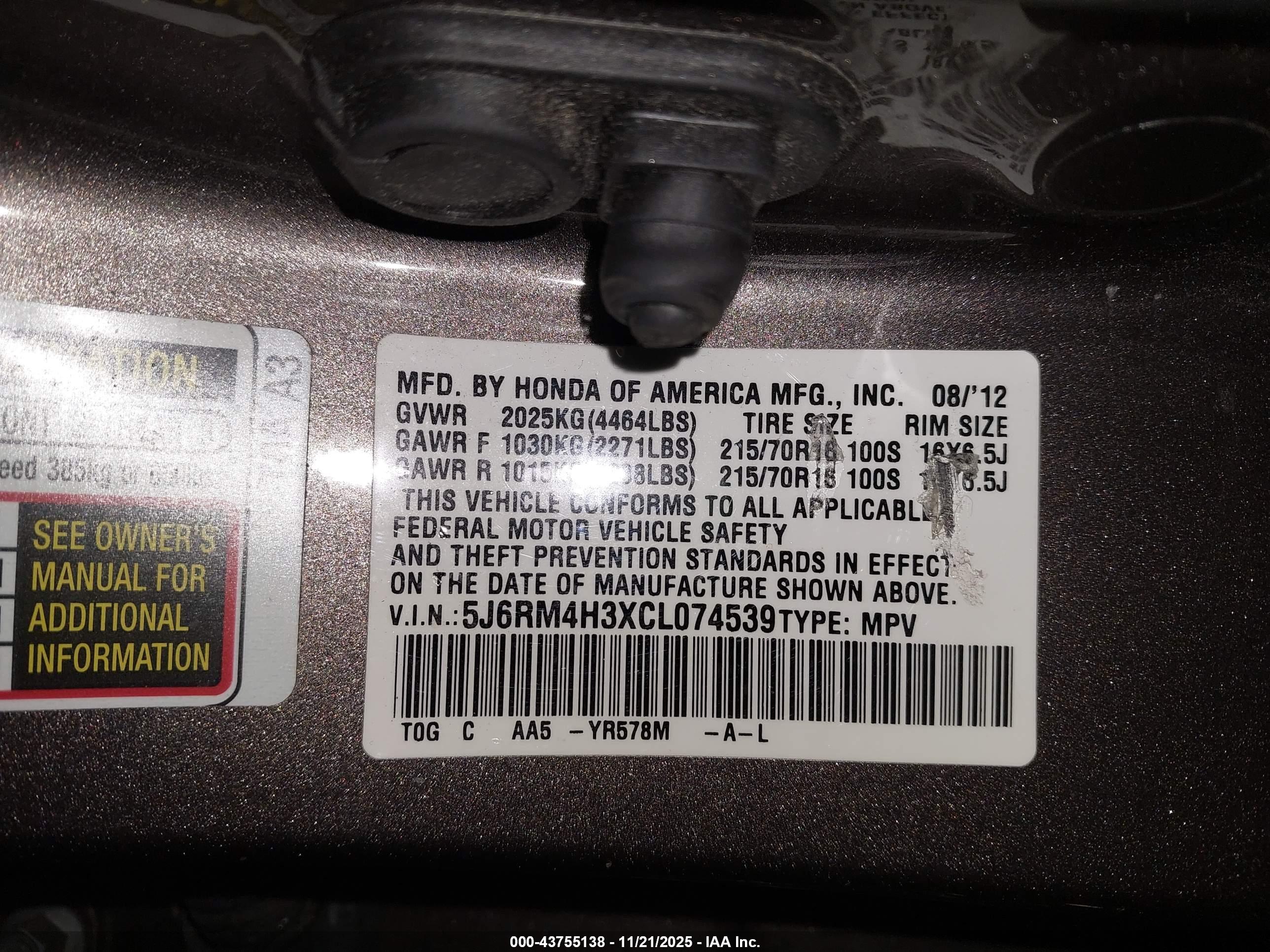 HONDA CR-V image 9