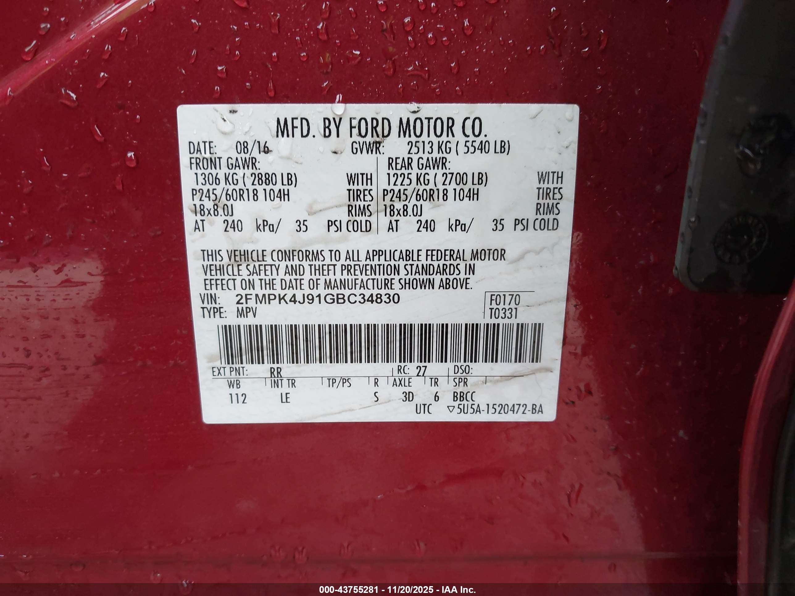 FORD EDGE image 9
