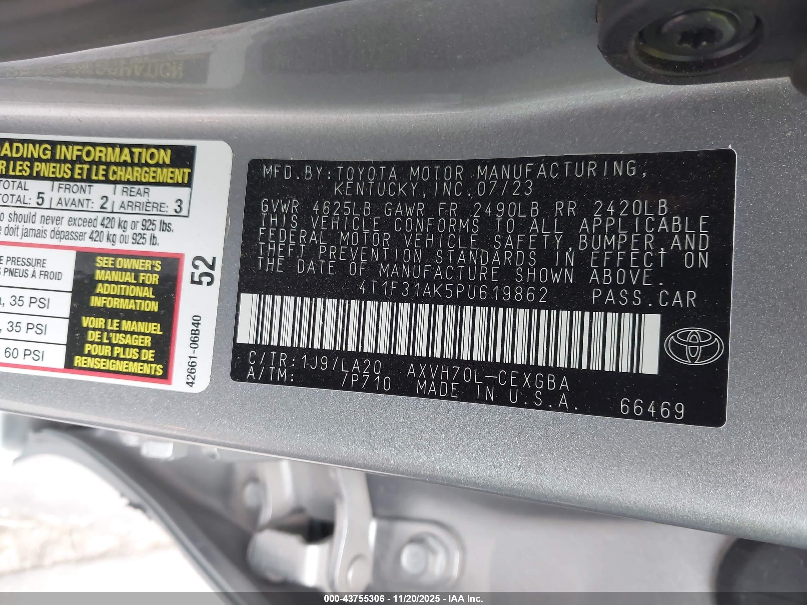 TOYOTA CAMRY image 9