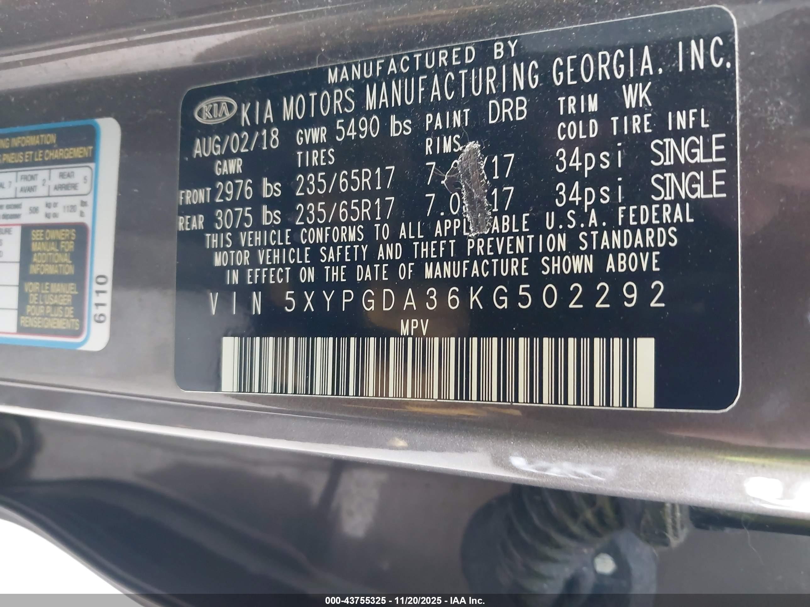 KIA SORENTO image 9