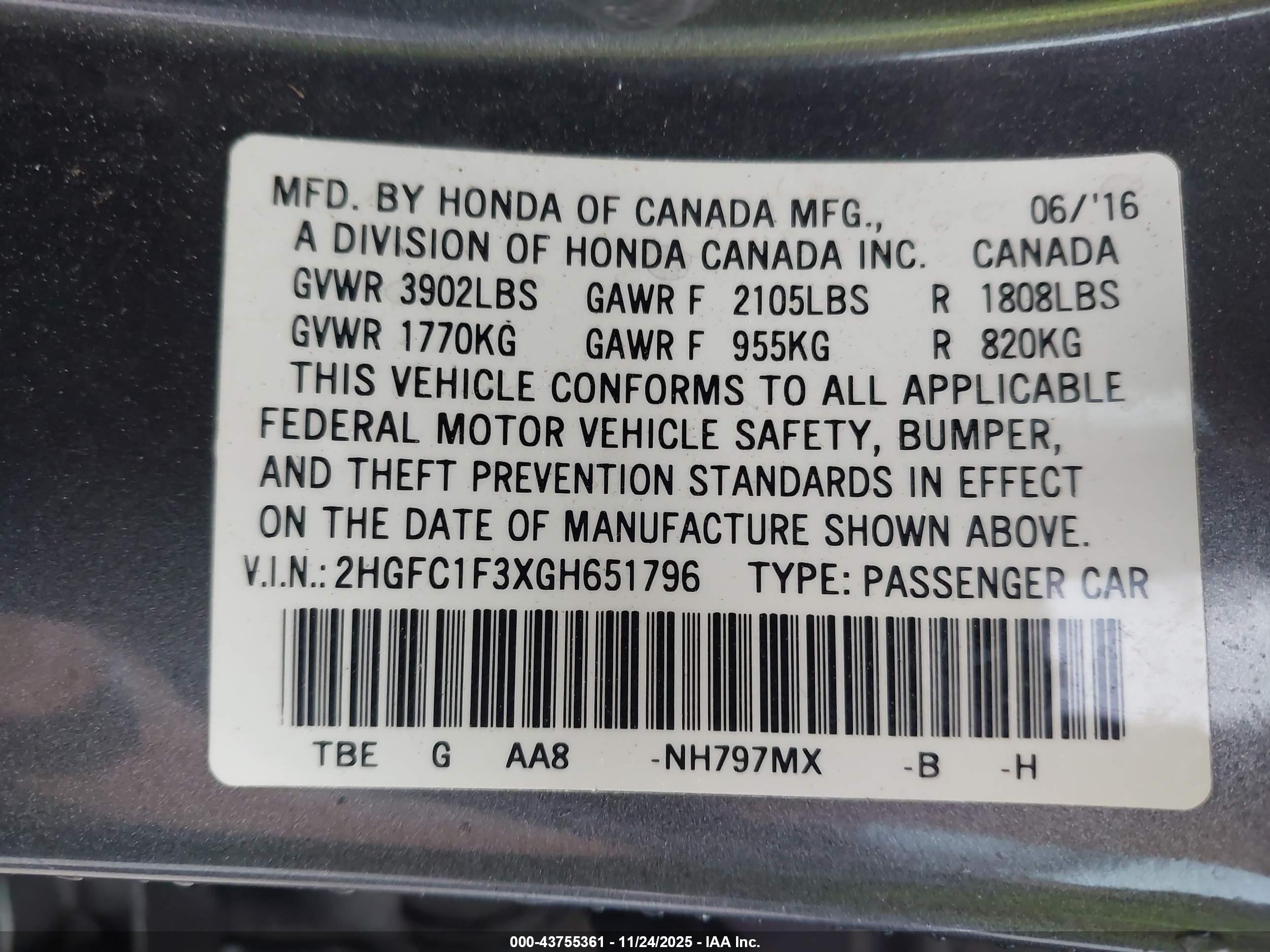 HONDA CIVIC image 9