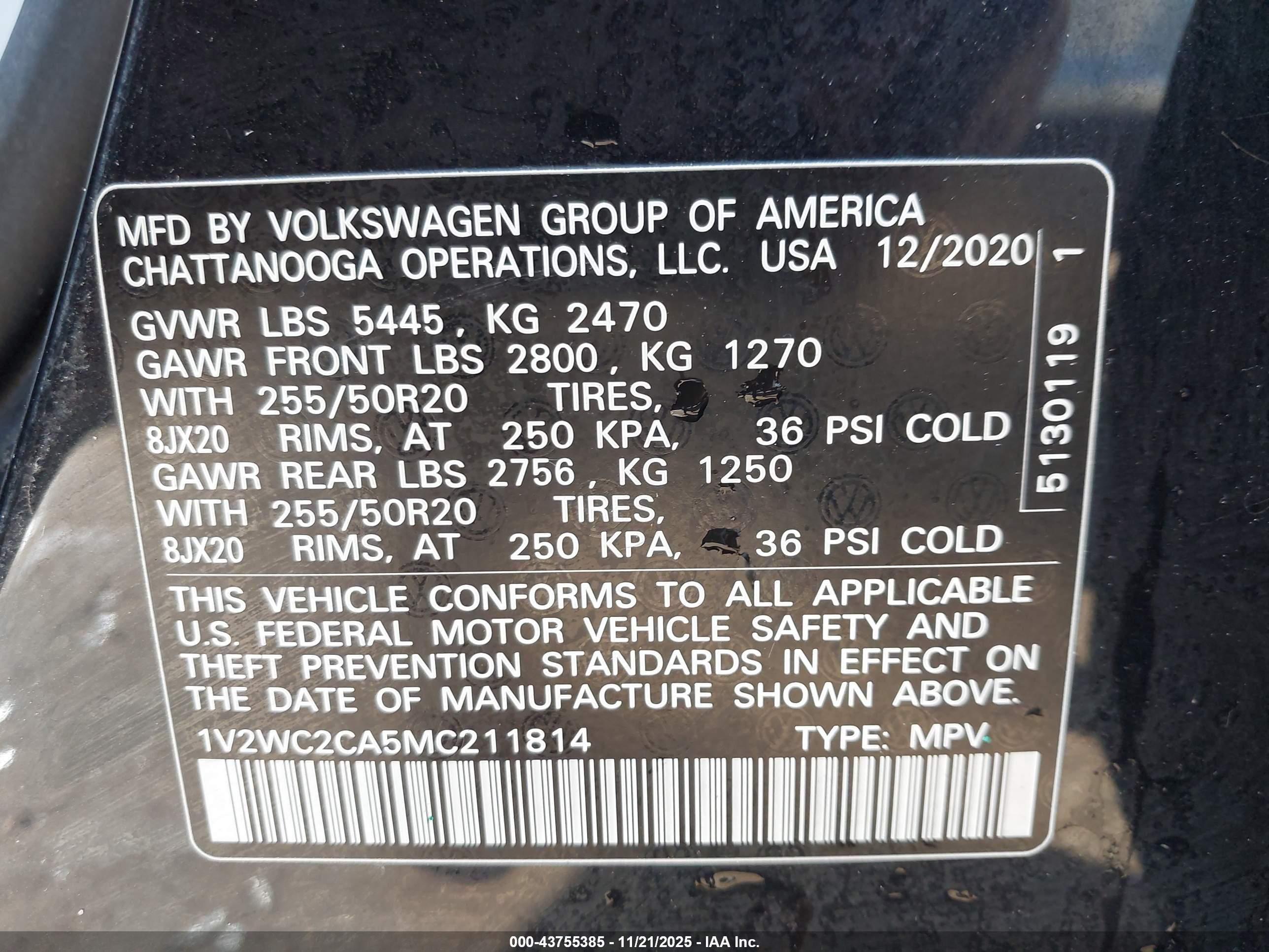 VOLKSWAGEN ATLAS image 9