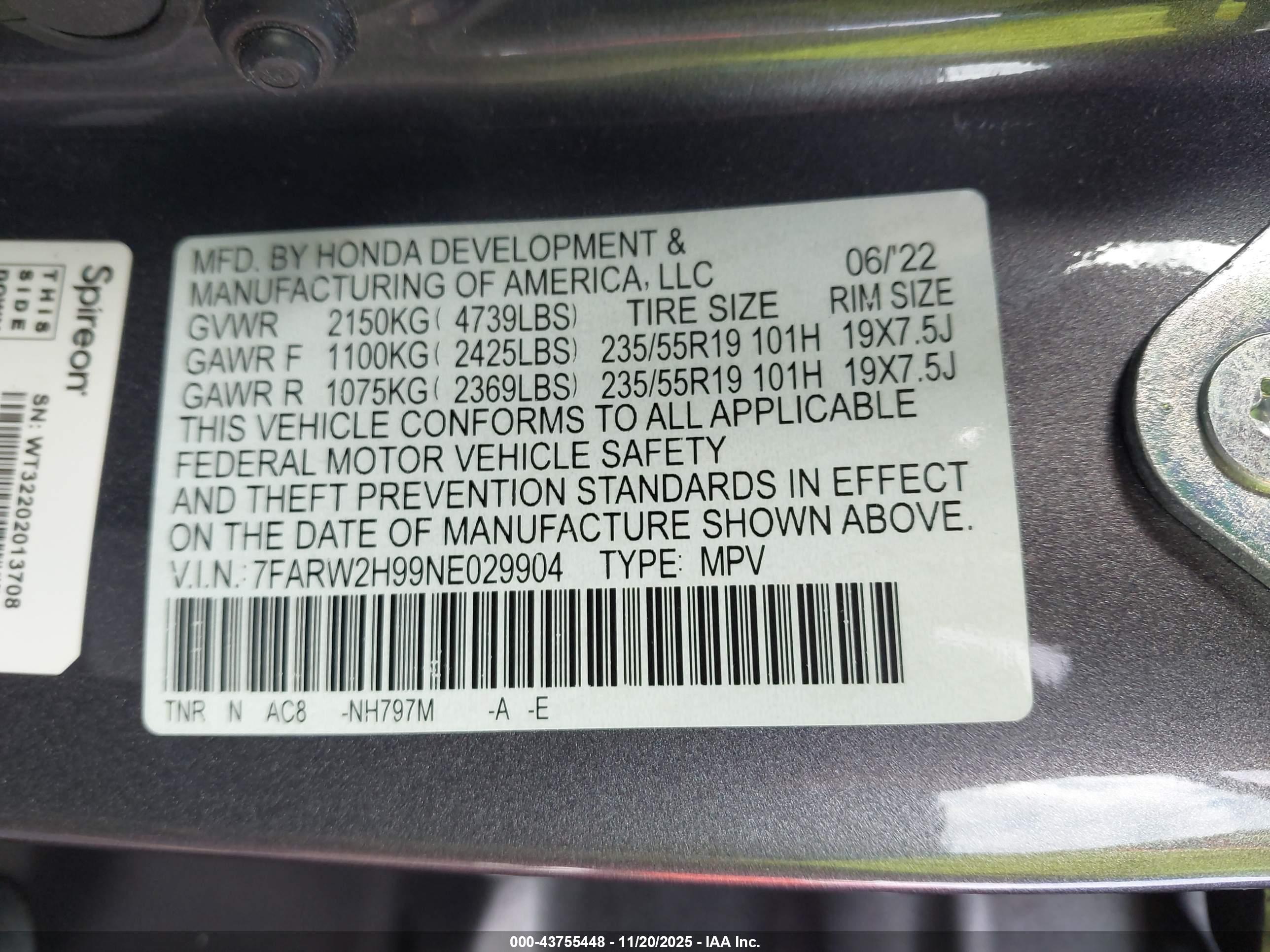HONDA CR-V image 9