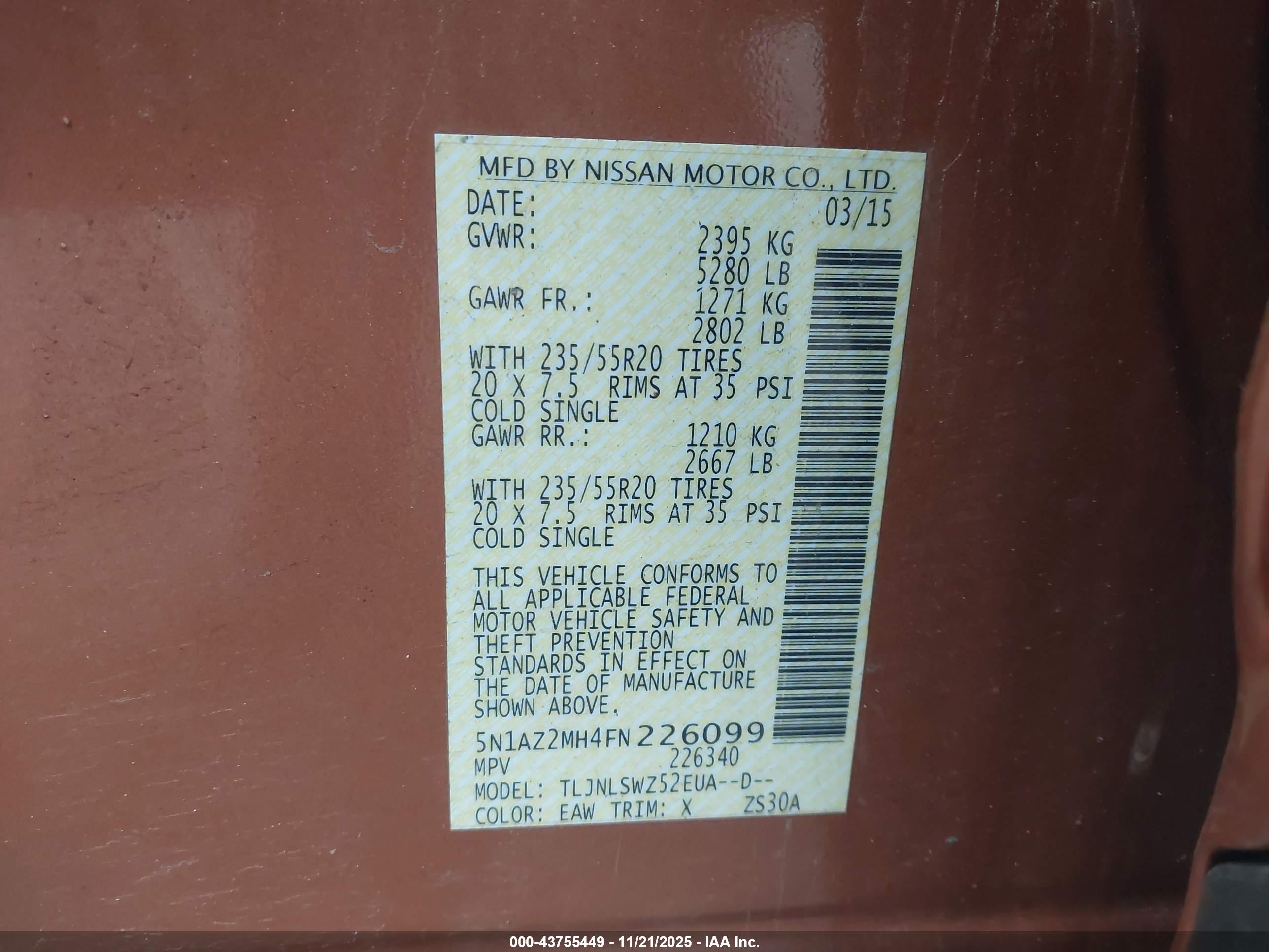 NISSAN MURANO image 9