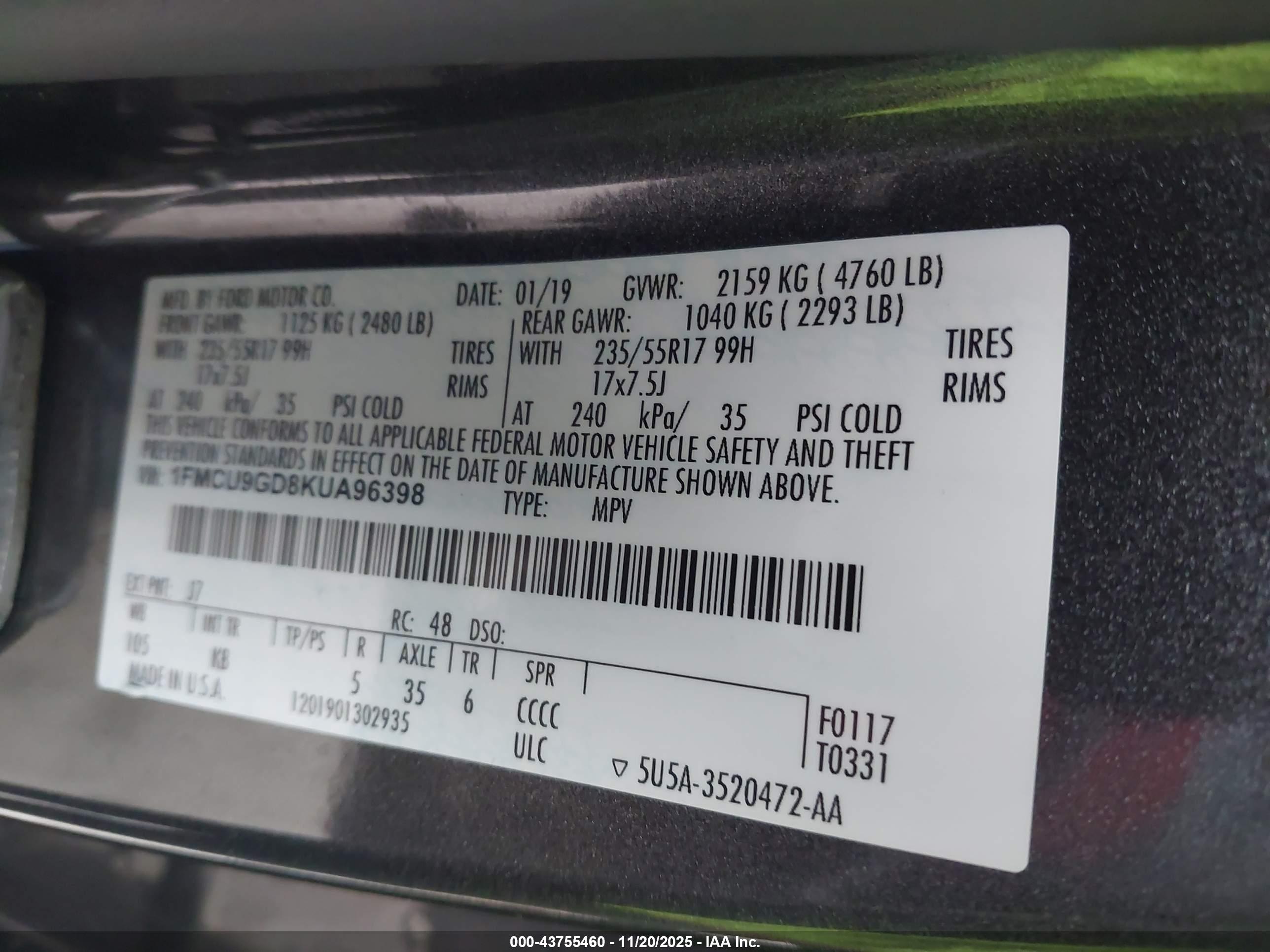 FORD ESCAPE image 9
