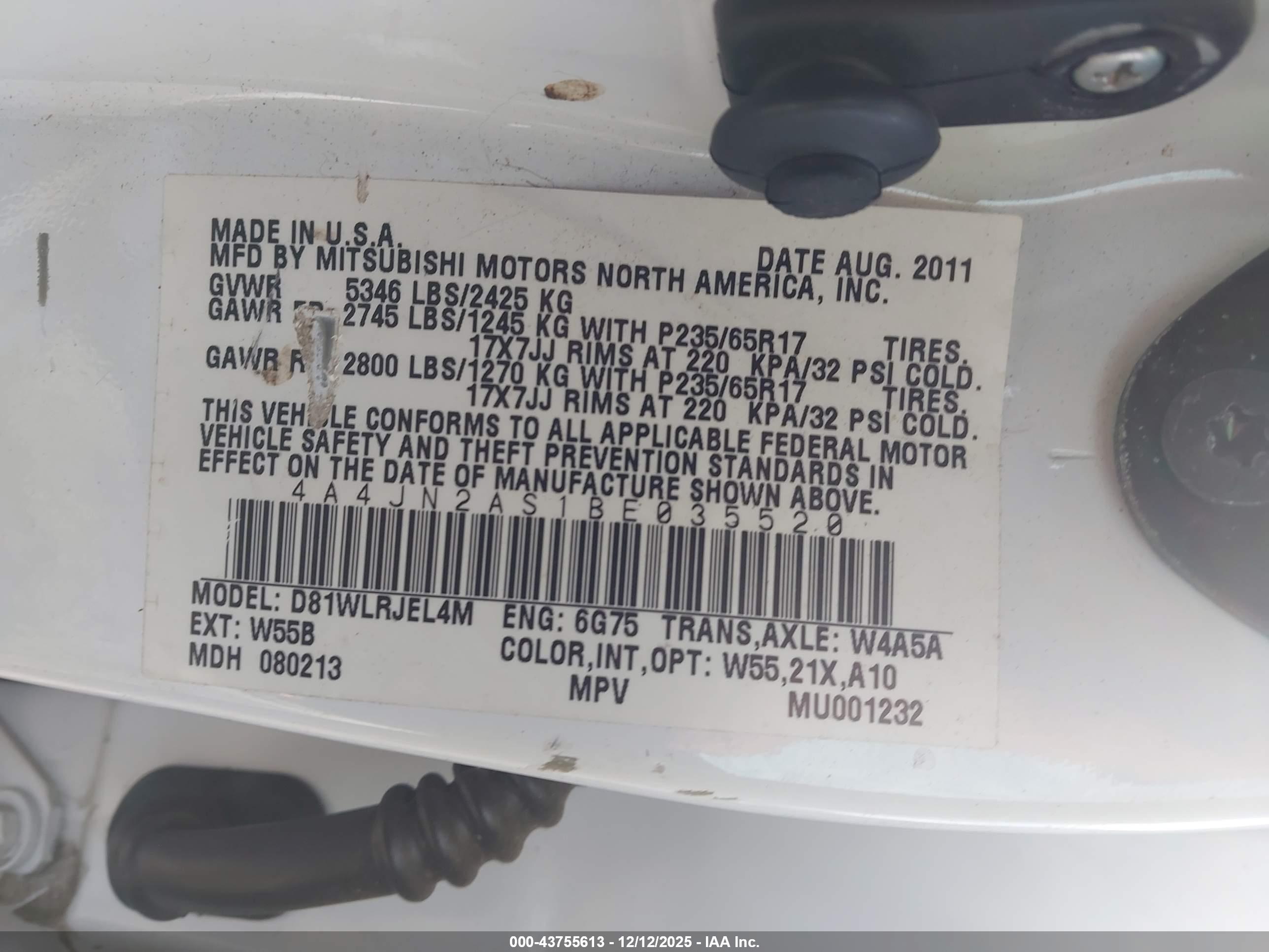 MITSUBISHI ENDEAVOR image 9