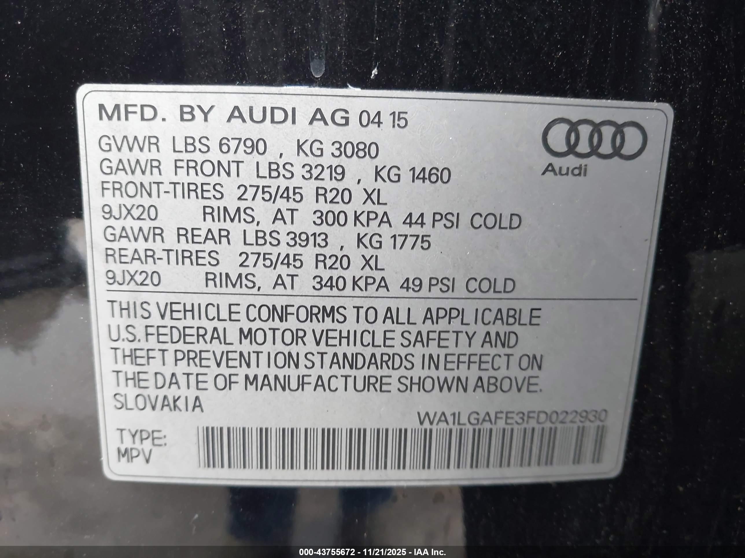 AUDI Q7 image 9