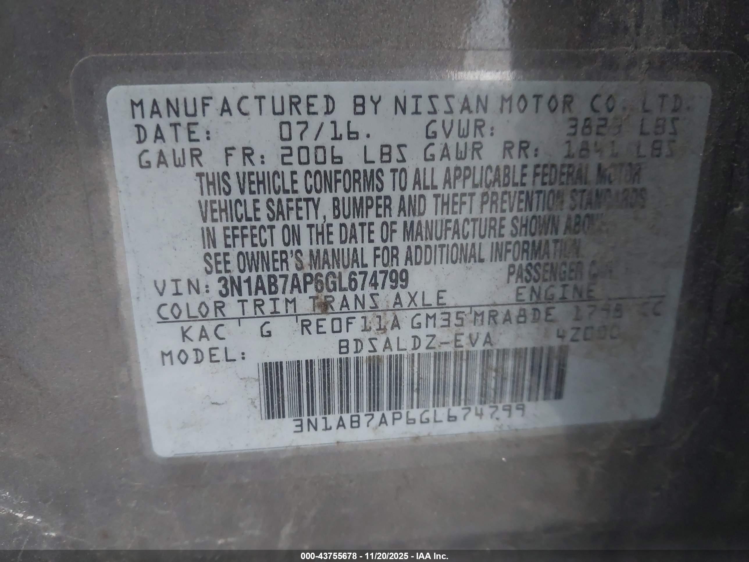 NISSAN SENTRA image 9
