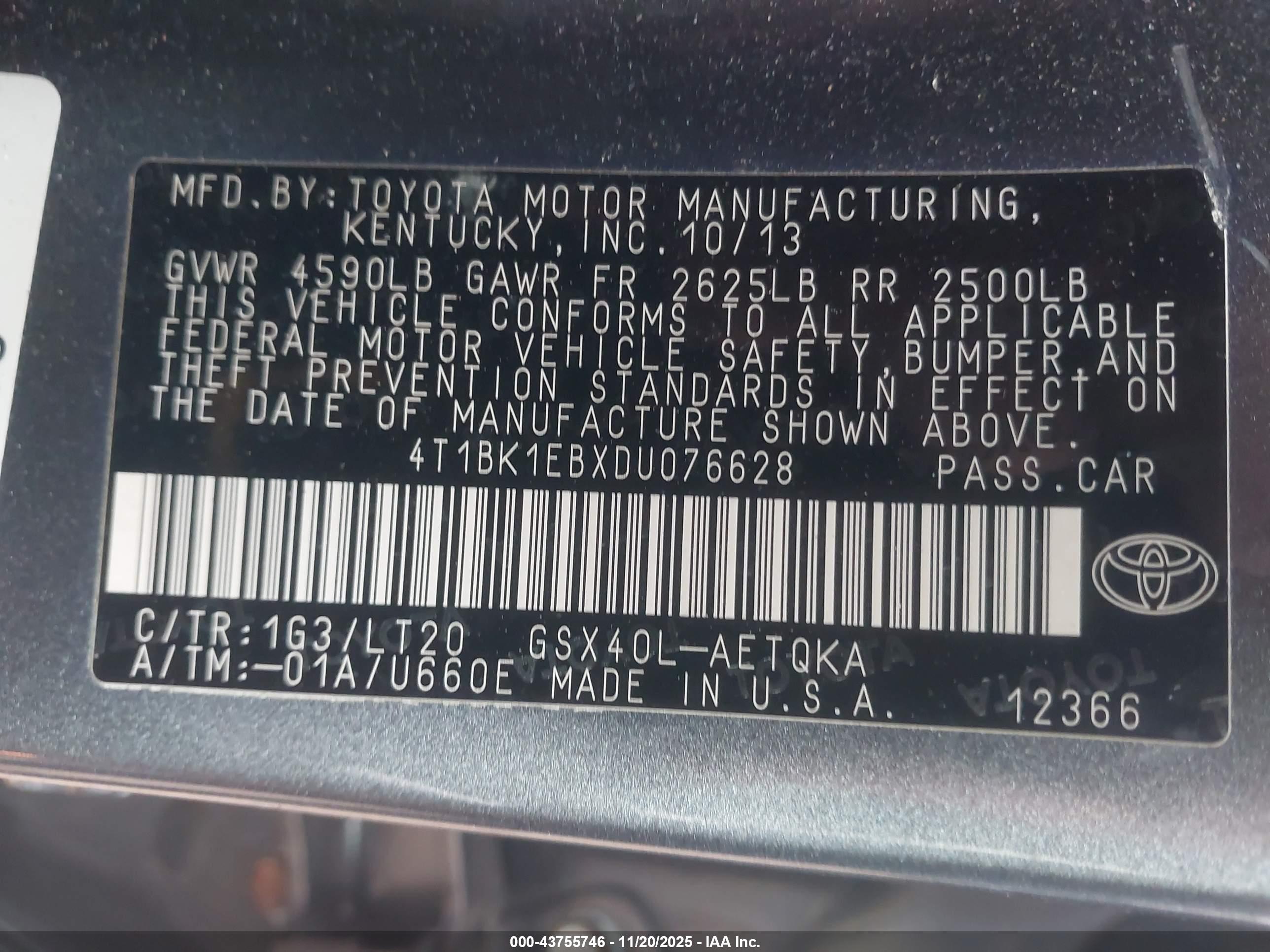 TOYOTA AVALON image 9
