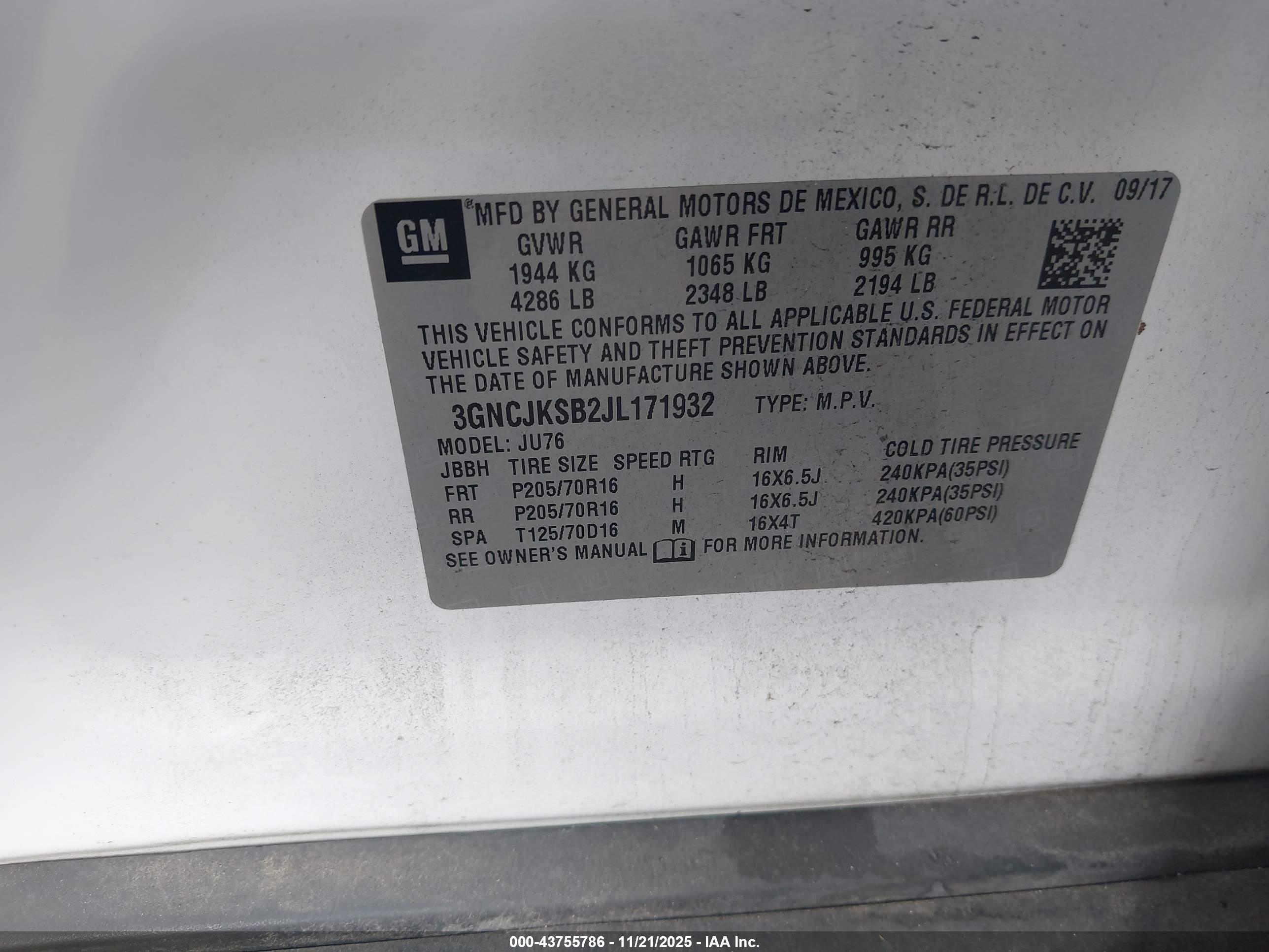 CHEVROLET TRAX image 9