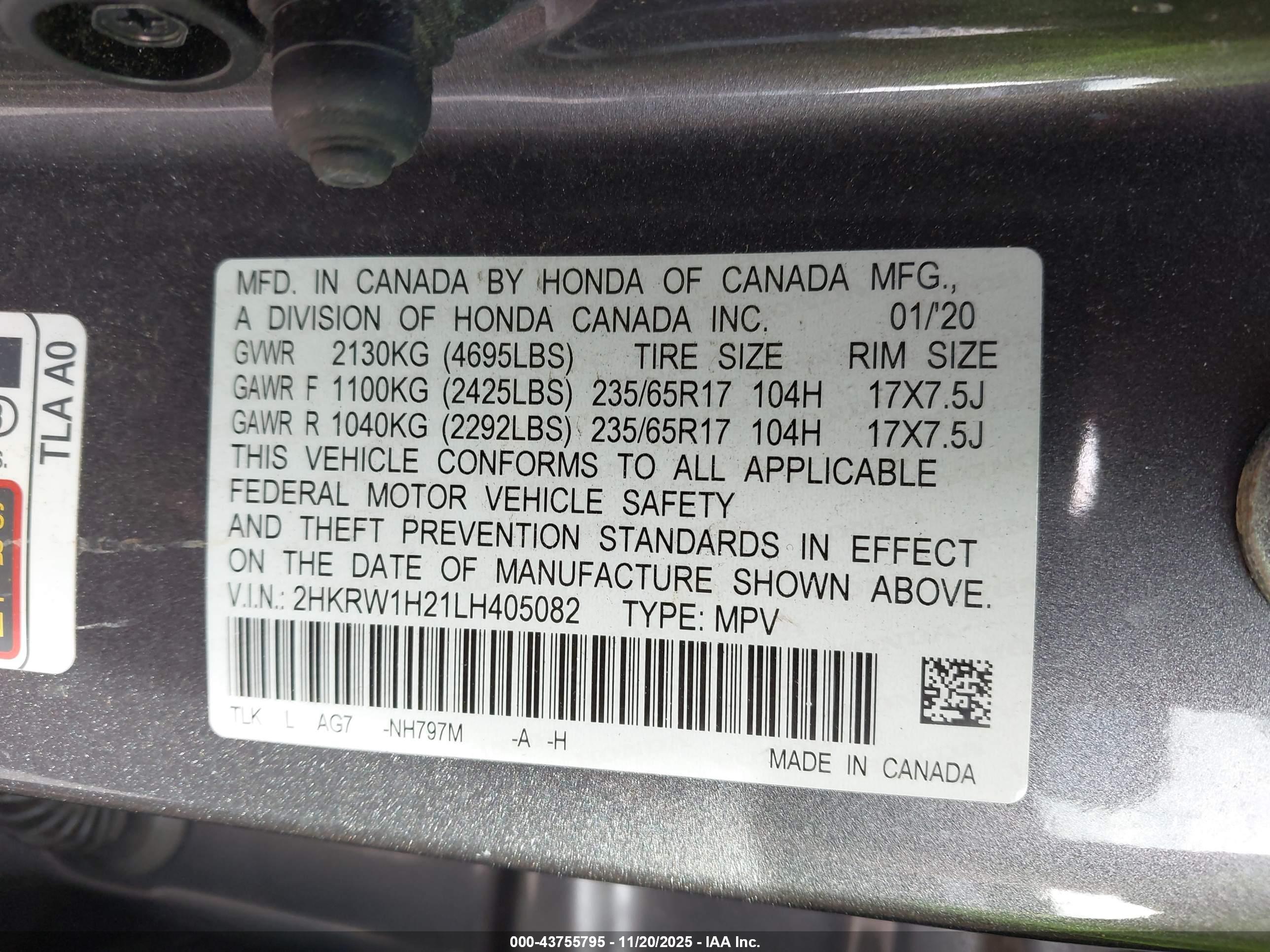 HONDA CR-V image 9
