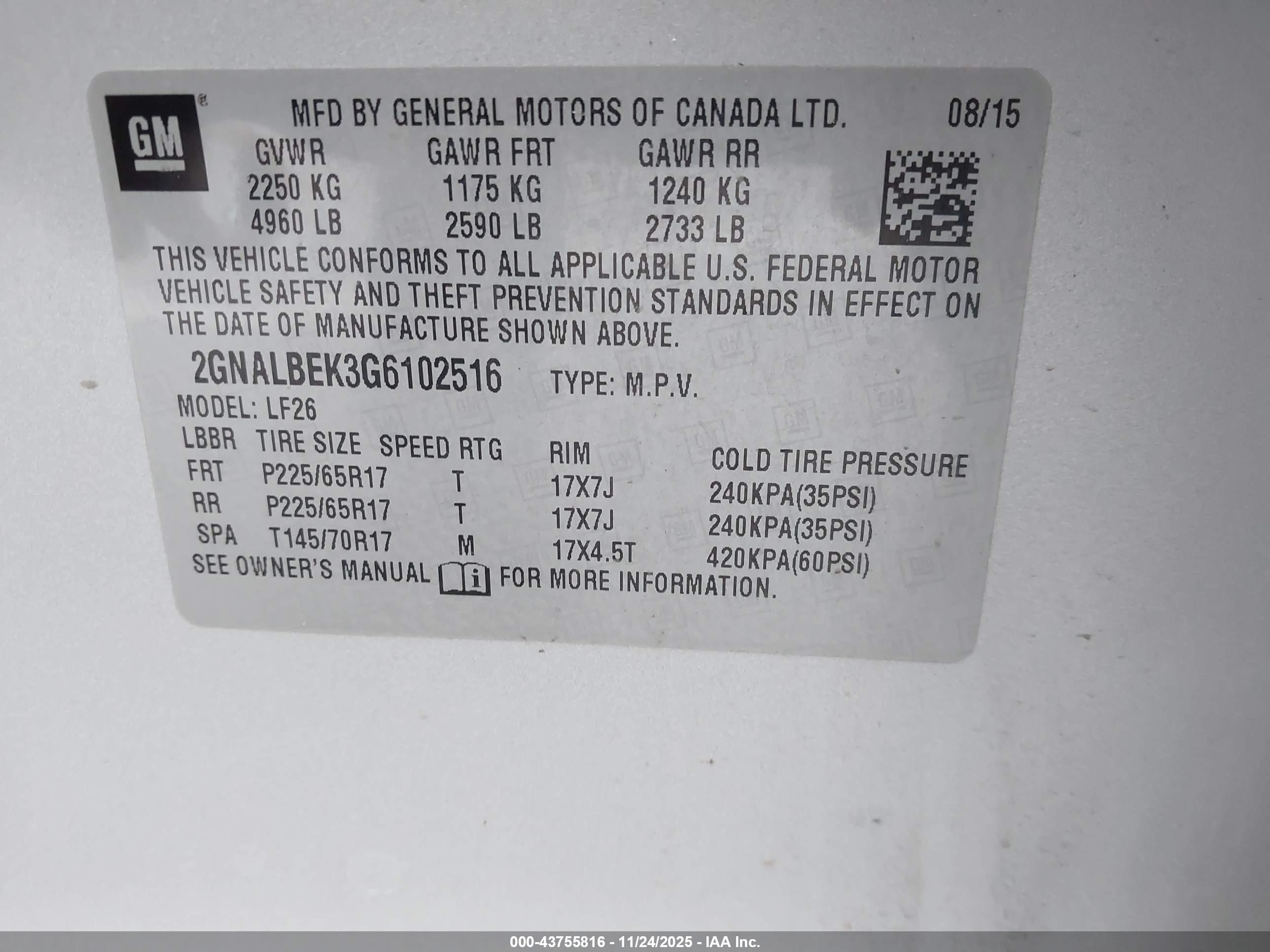 CHEVROLET EQUINOX image 9