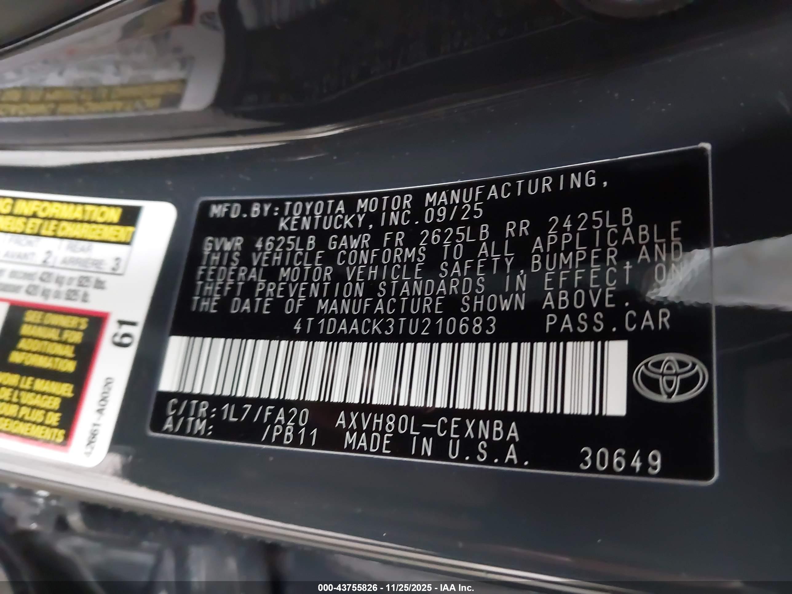 TOYOTA CAMRY image 9
