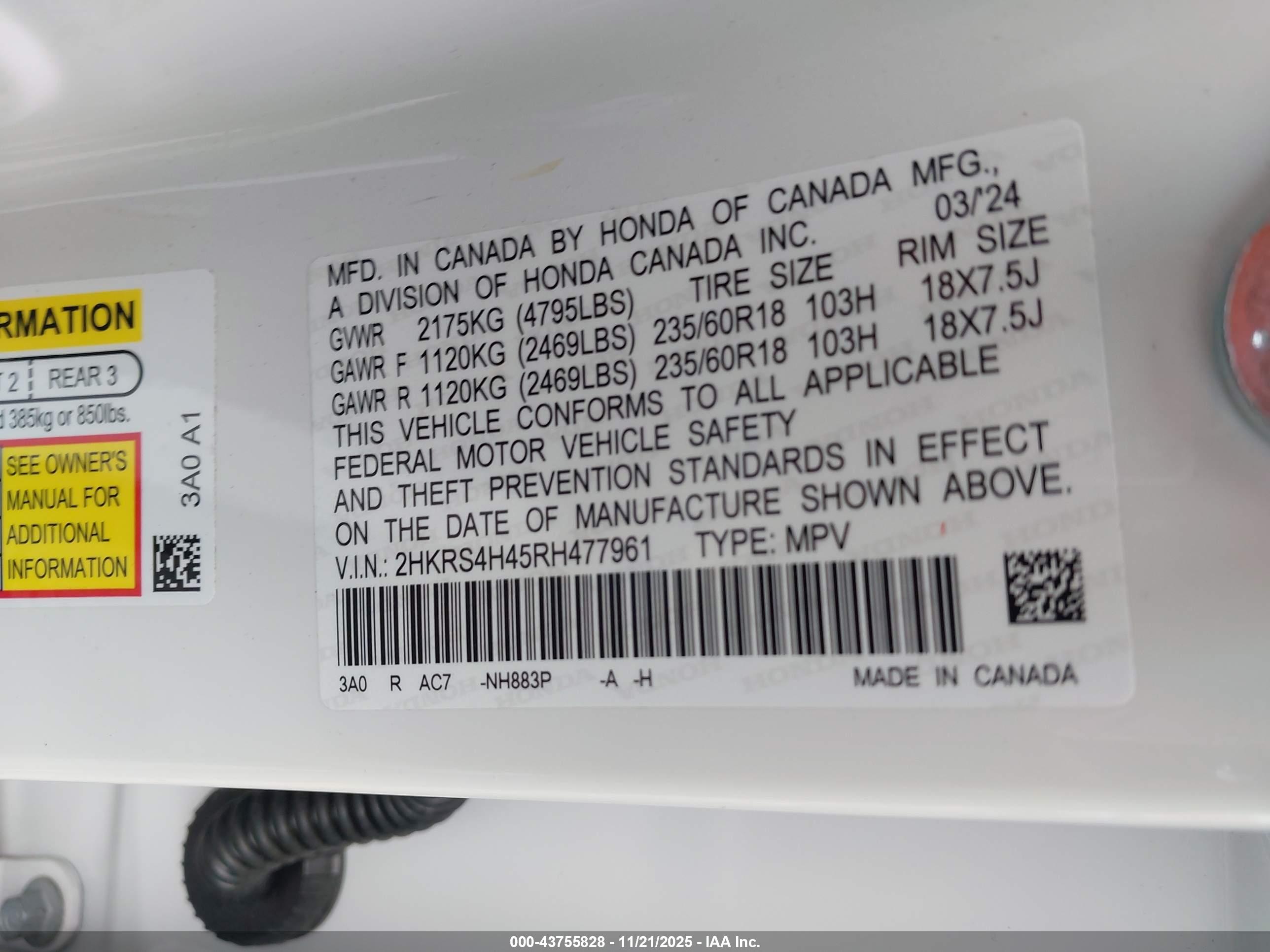 HONDA CR-V image 9
