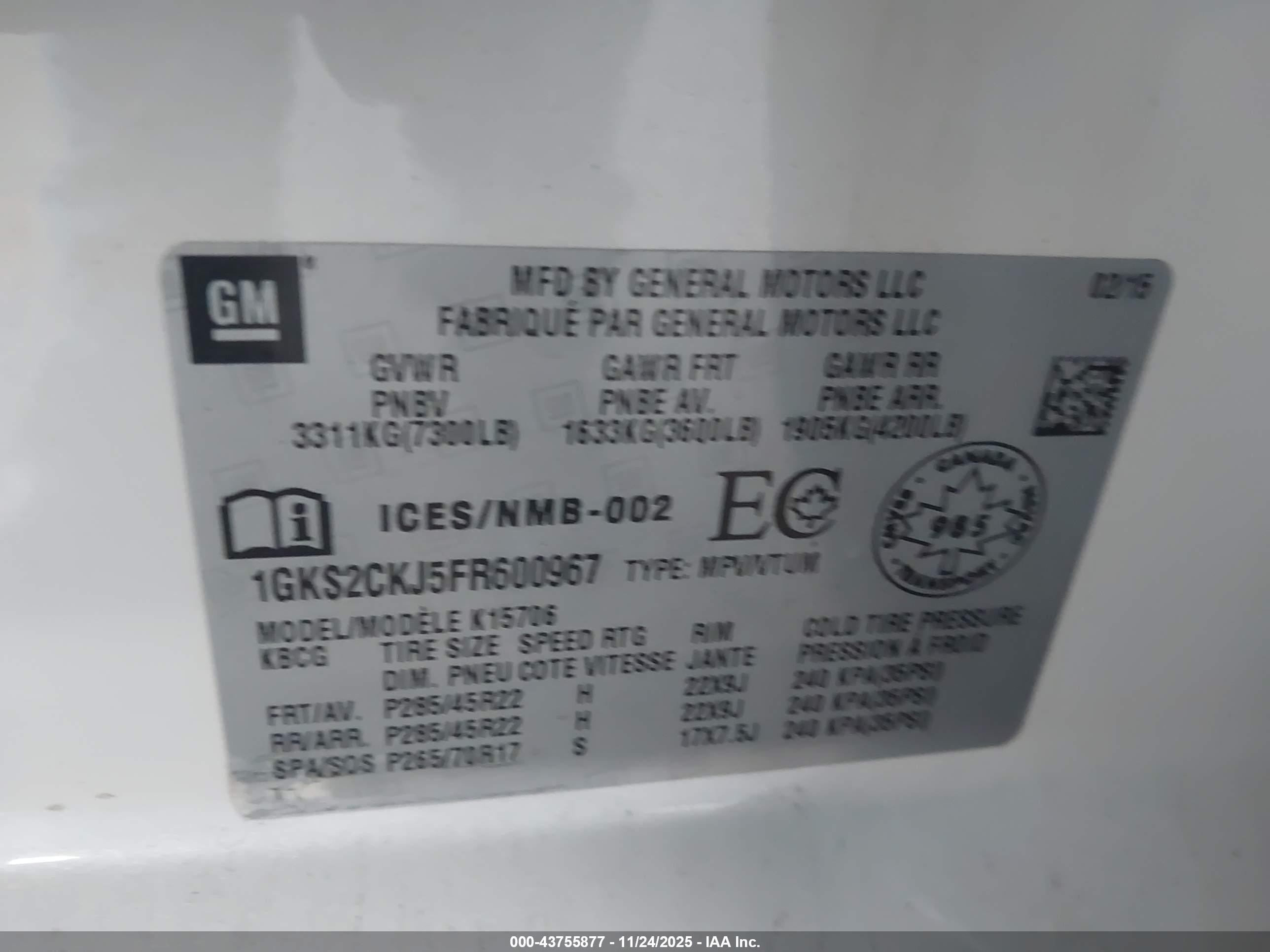 GMC YUKON image 9