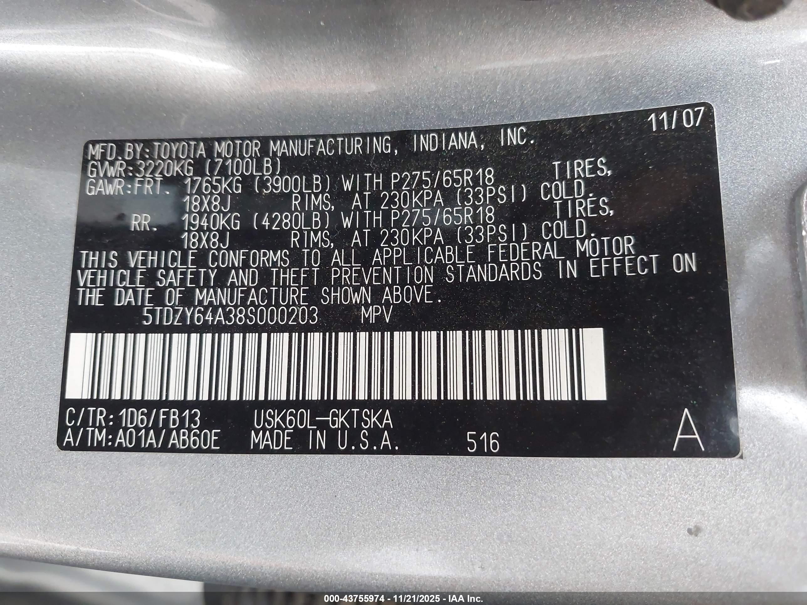 TOYOTA SEQUOIA image 9