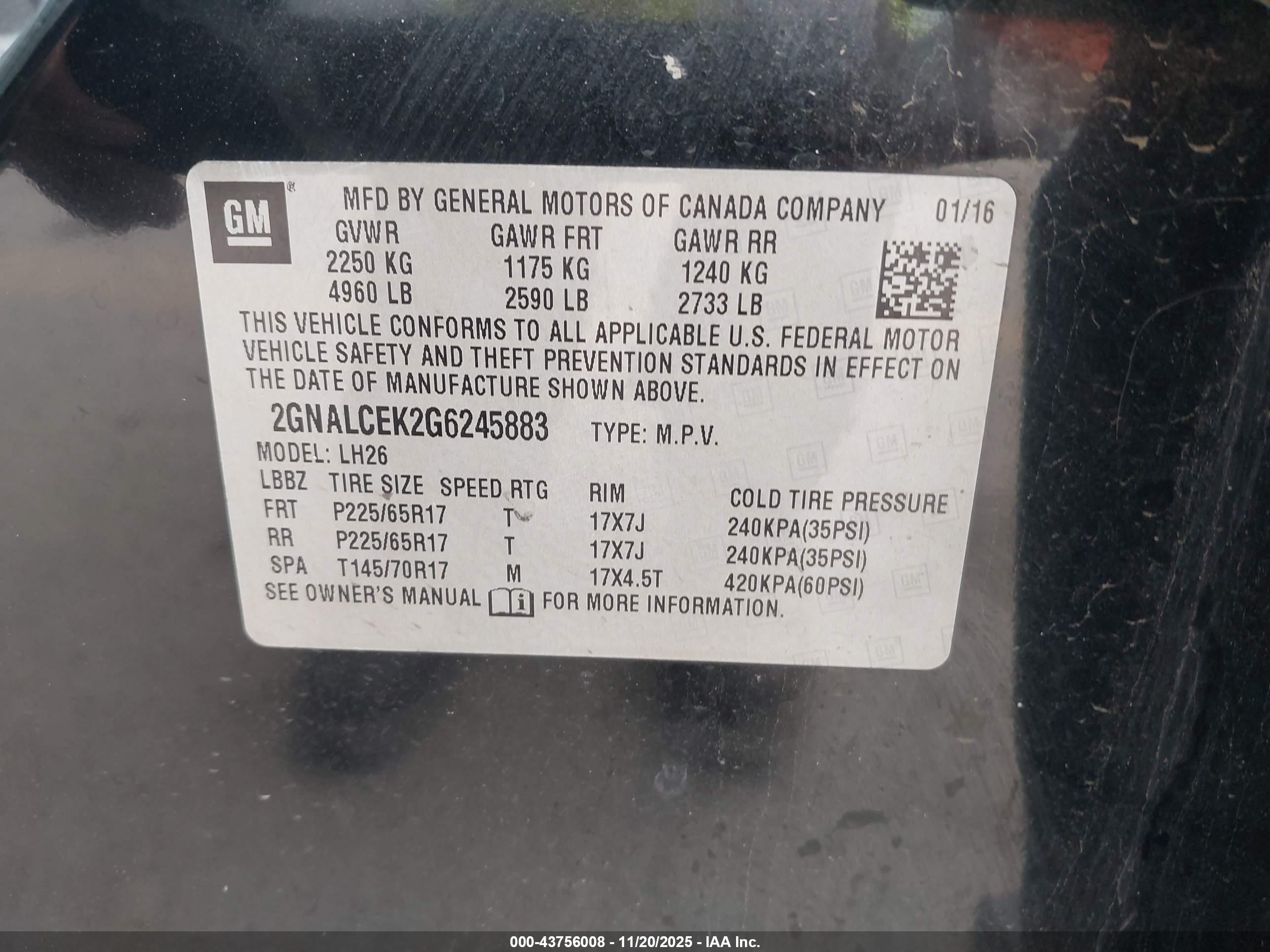 CHEVROLET EQUINOX image 9