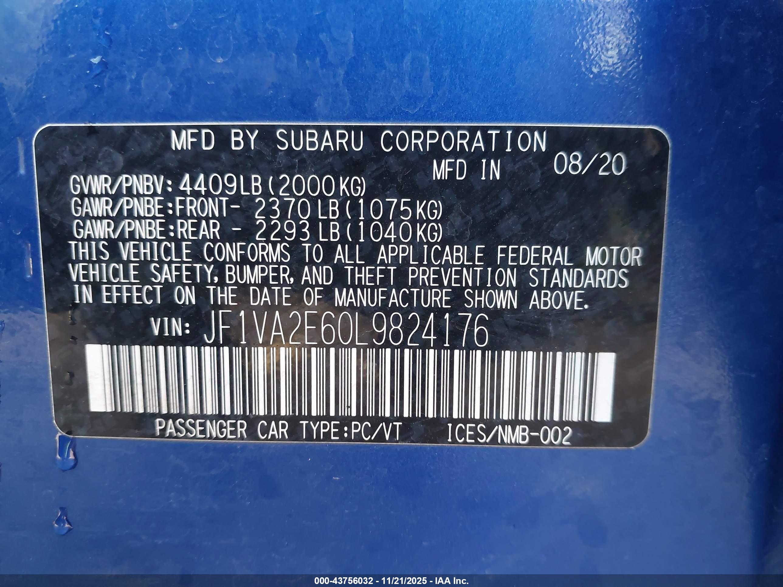 SUBARU WRX image 9