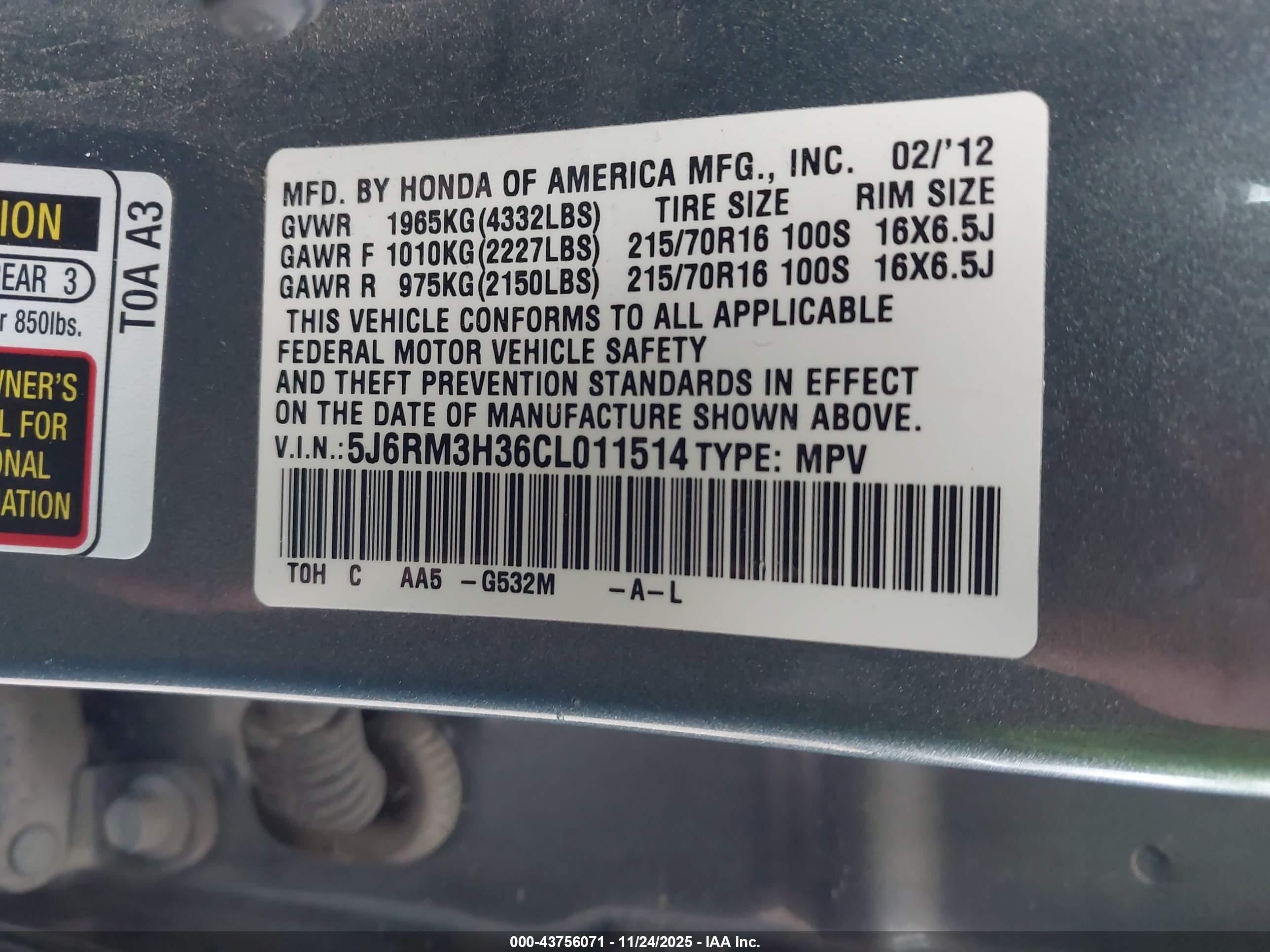 HONDA CR-V image 9