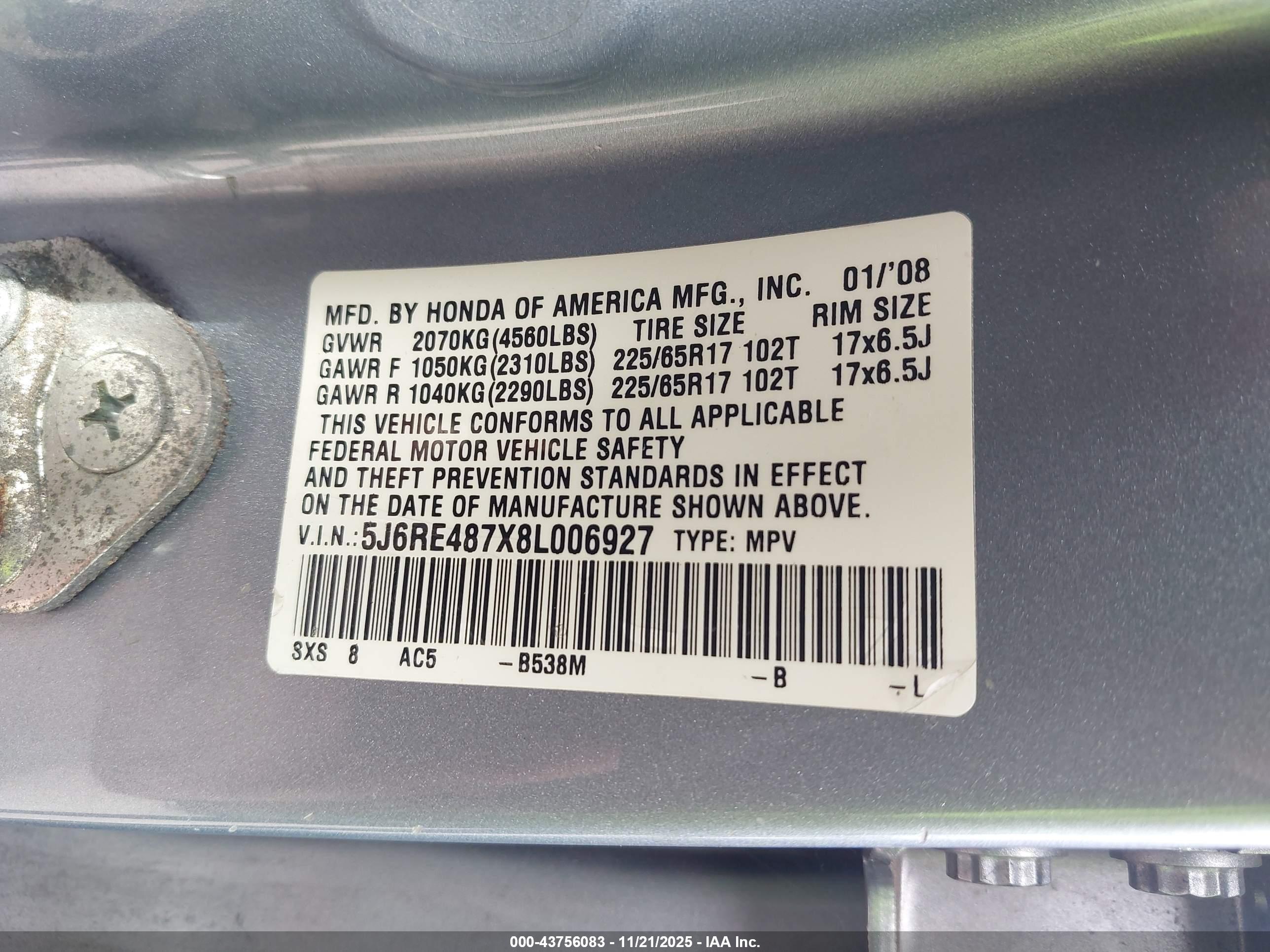 HONDA CR-V image 9