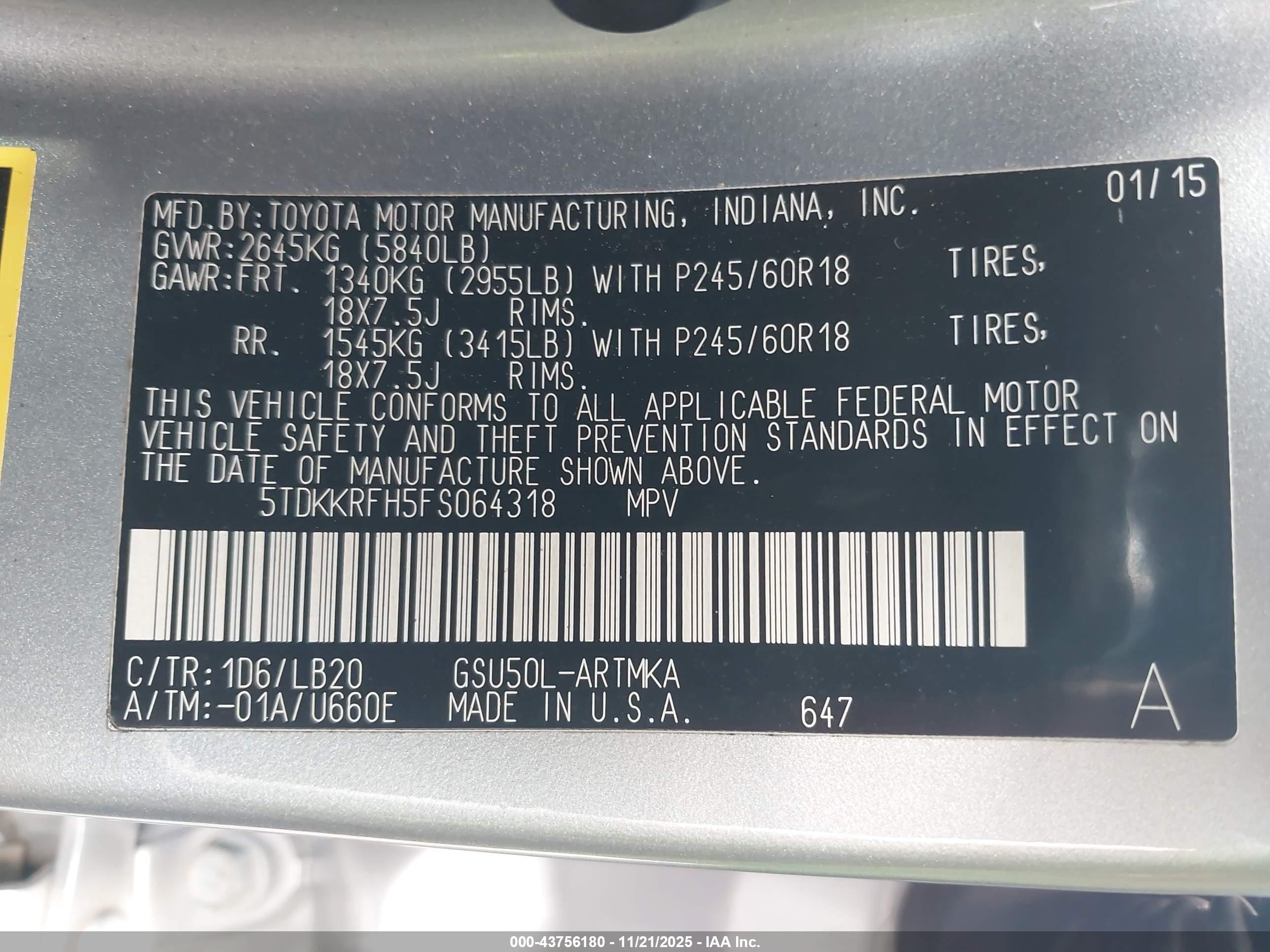 TOYOTA HIGHLANDER image 9