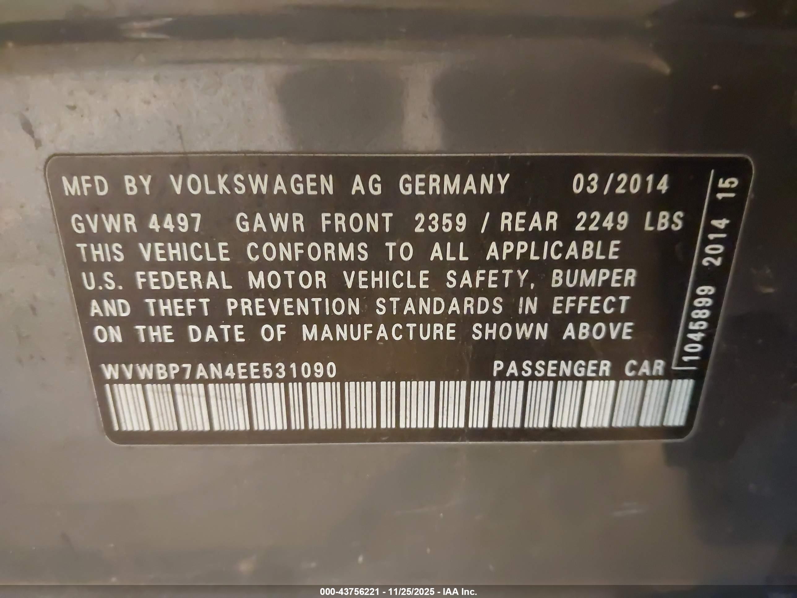 VOLKSWAGEN CC image 9