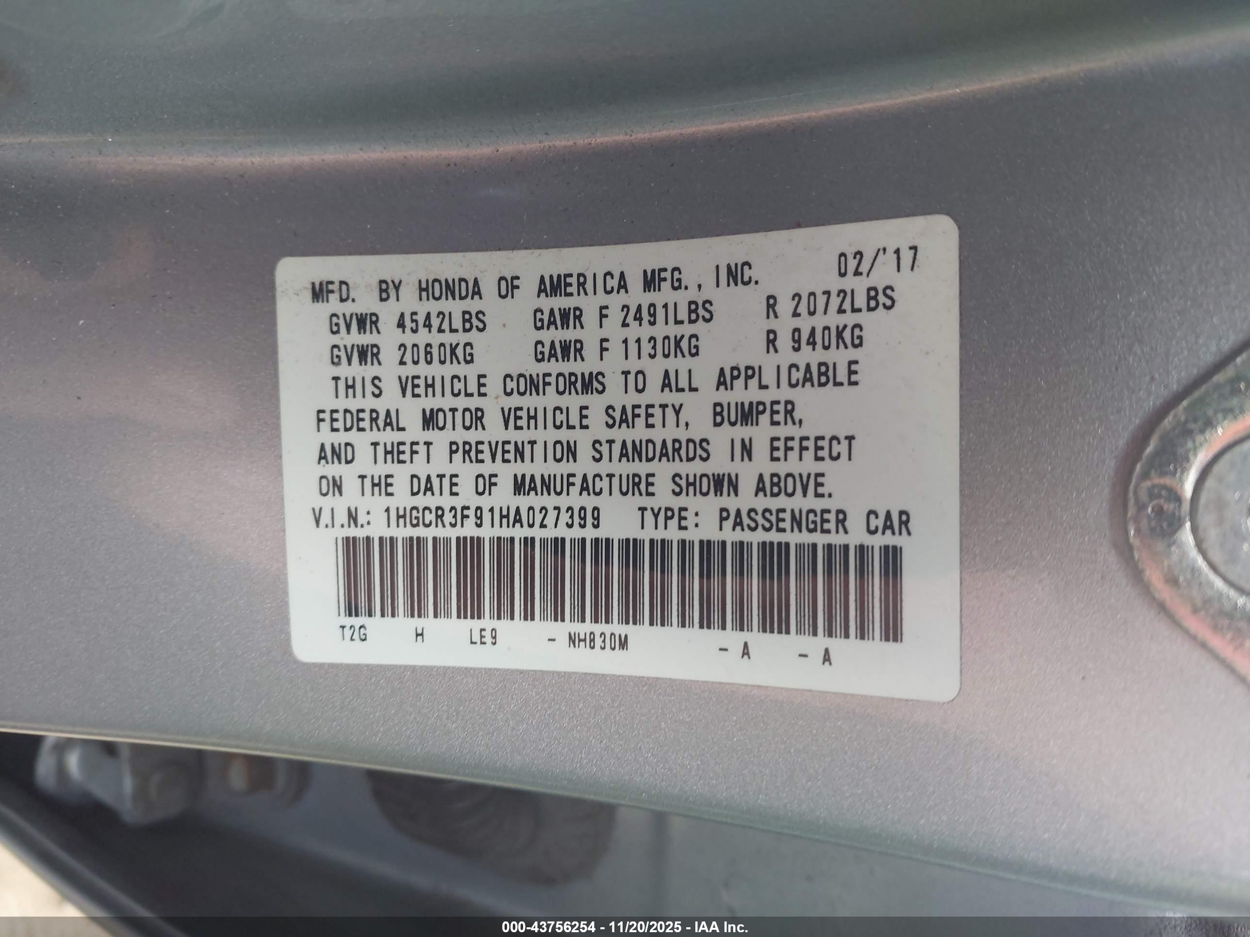 HONDA ACCORD image 9