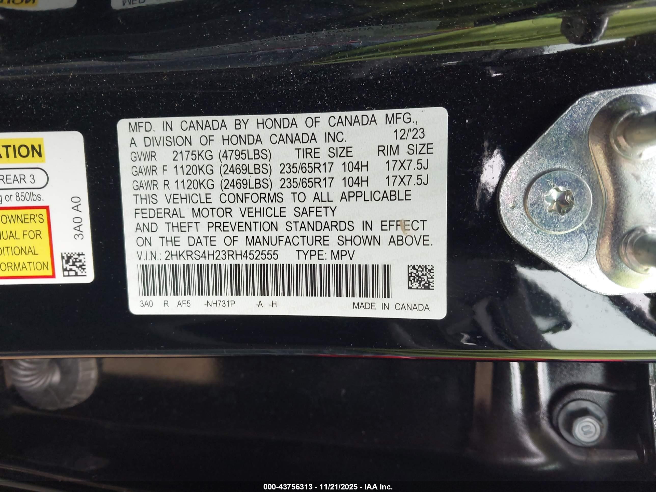 HONDA CR-V image 9