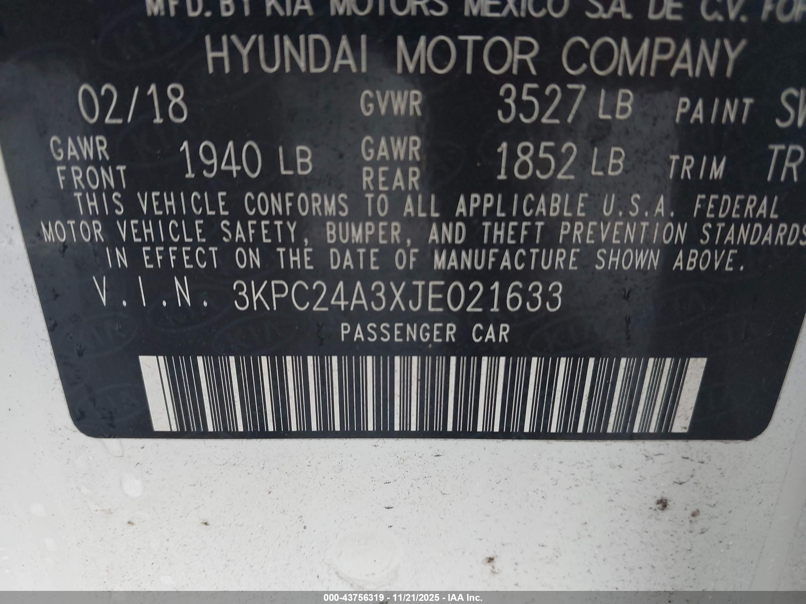 HYUNDAI ACCENT image 9