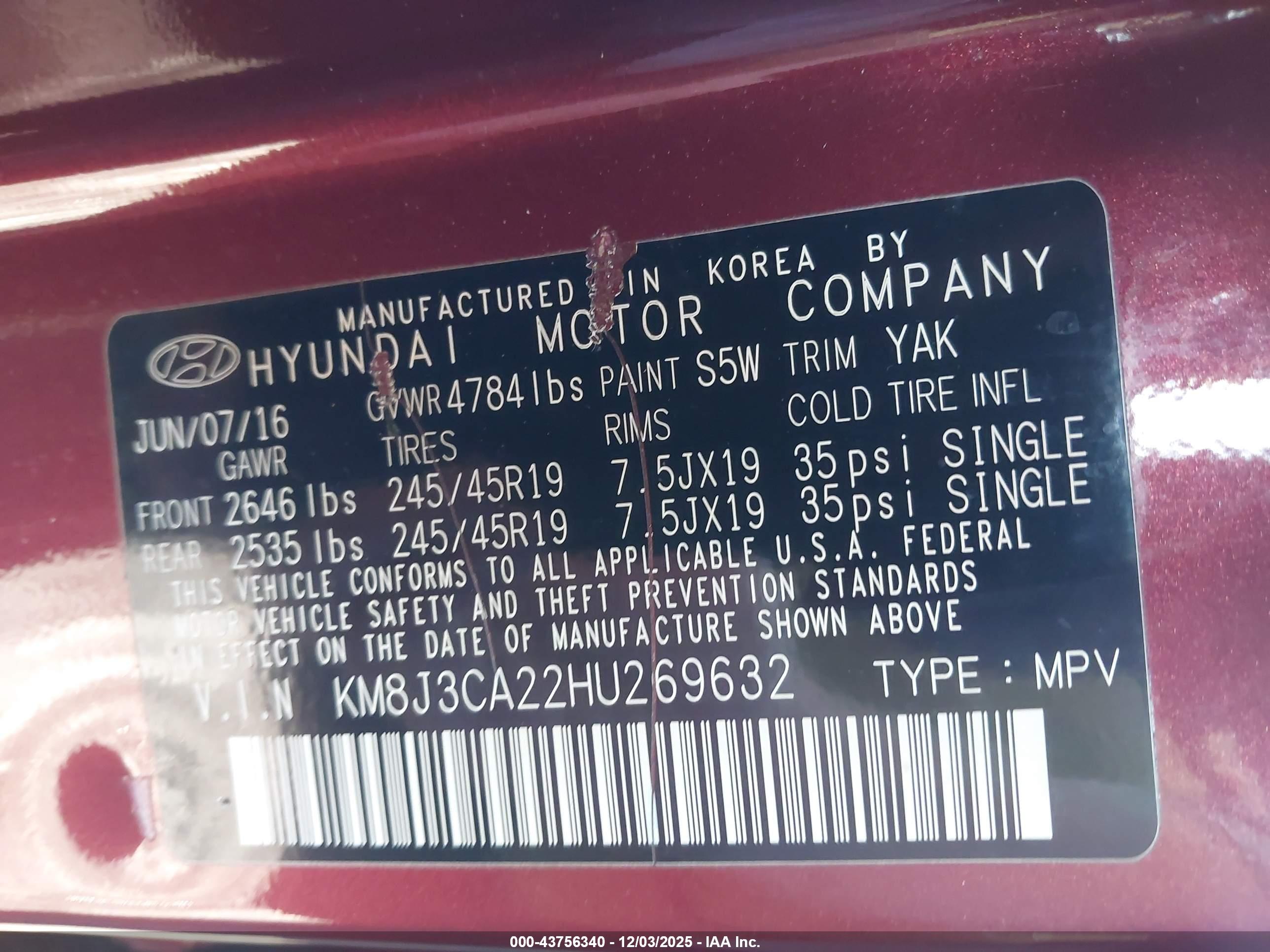HYUNDAI TUCSON image 9