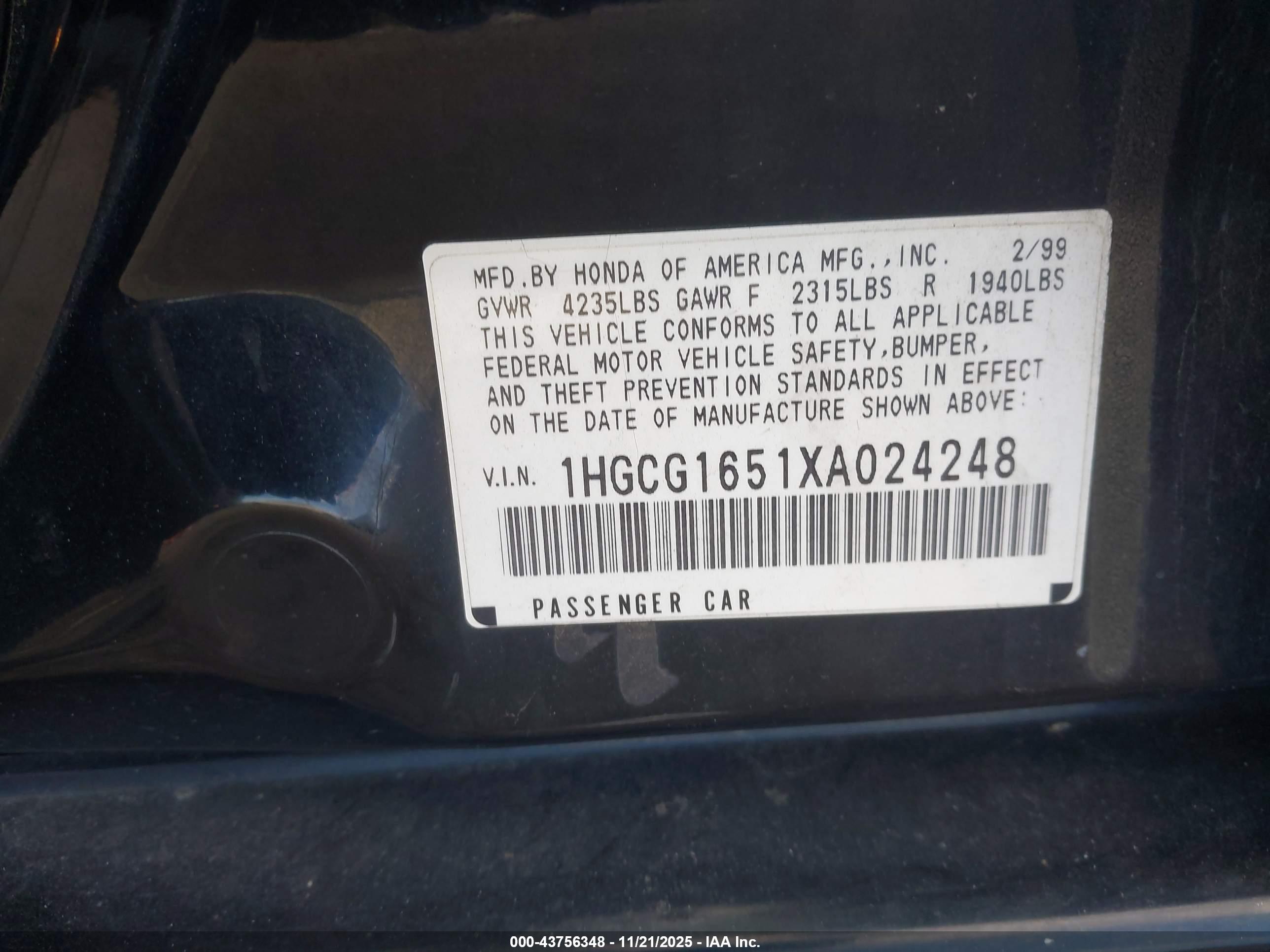 HONDA ACCORD image 9