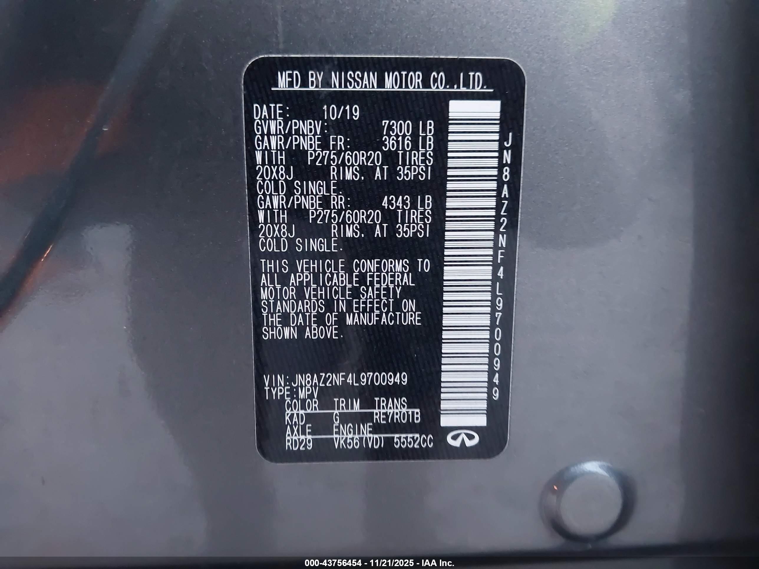 INFINITI QX80 image 9
