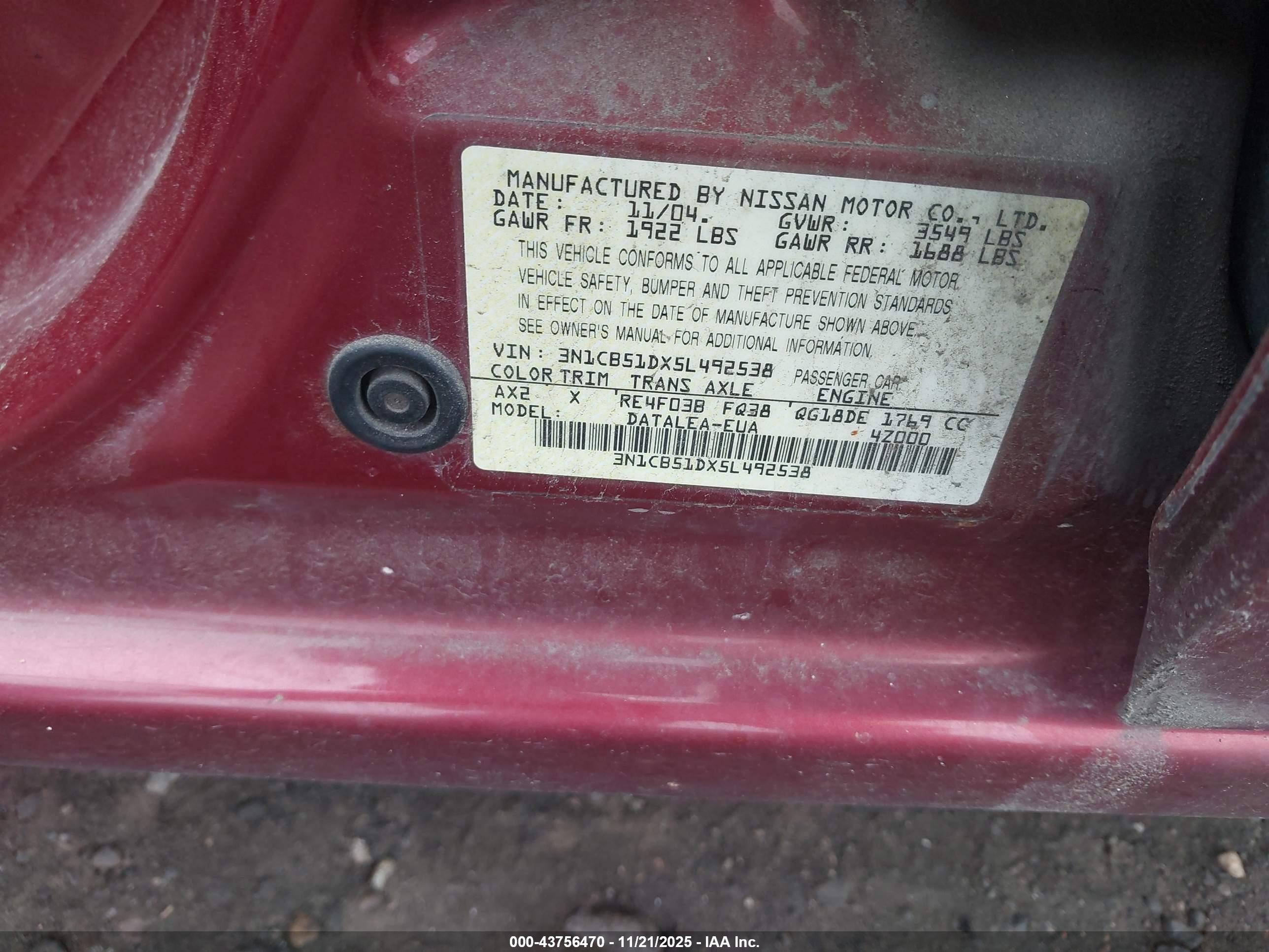 NISSAN SENTRA image 9